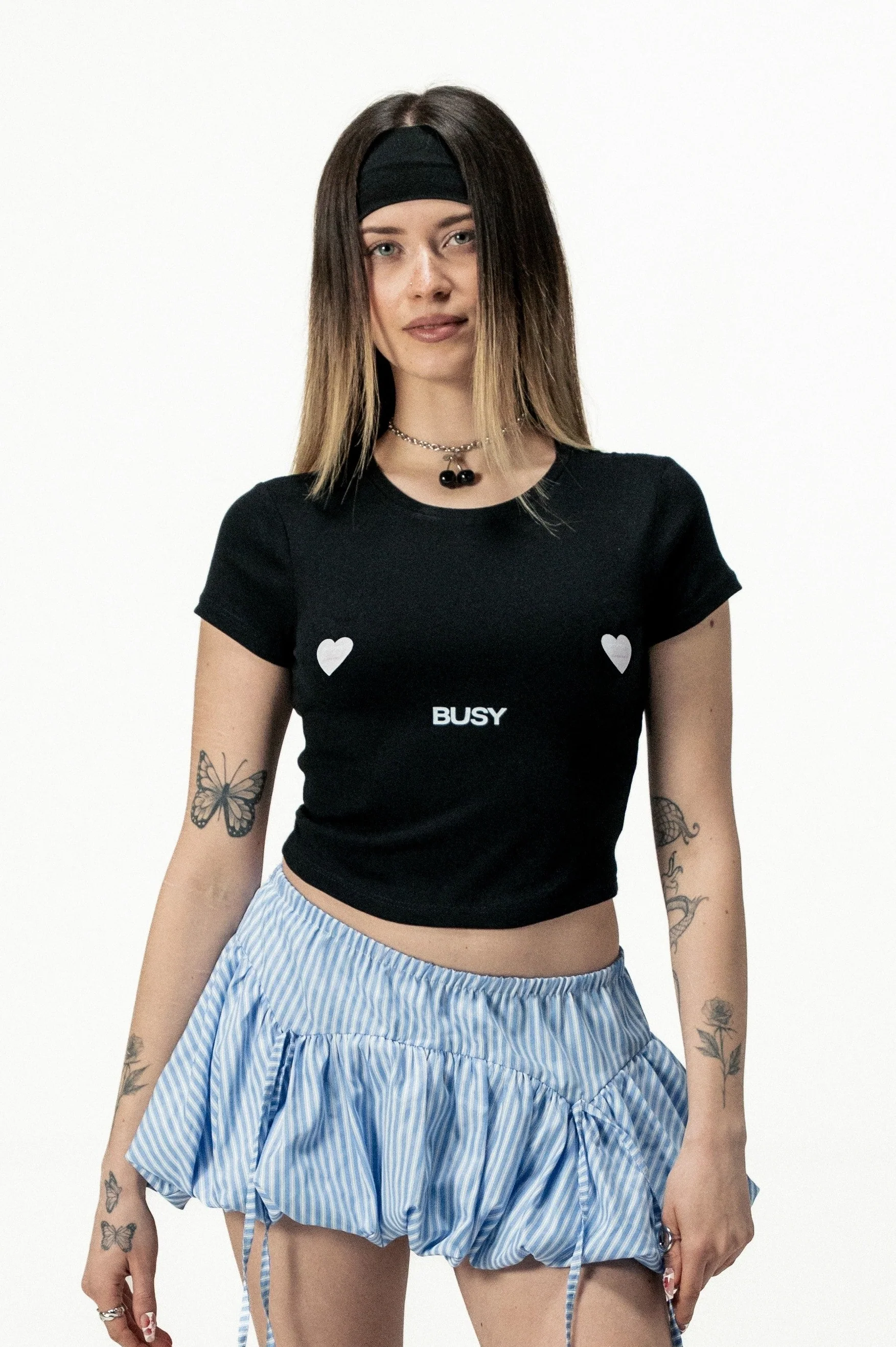 Baby Tee "DIVA" Busy Black - Image 2