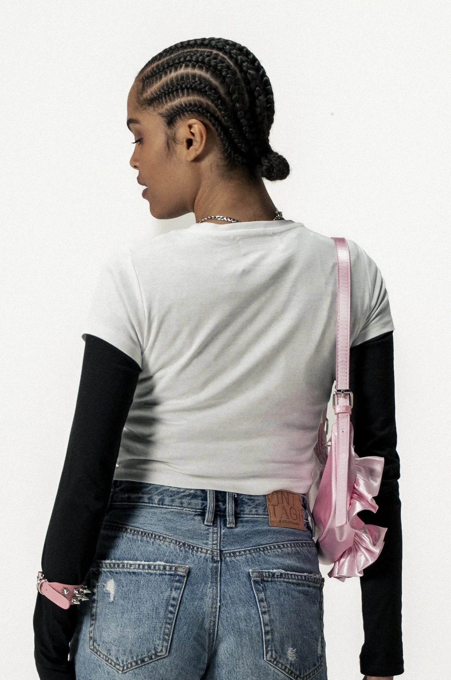 Baby Tee "DIVA" Click White - Image 6