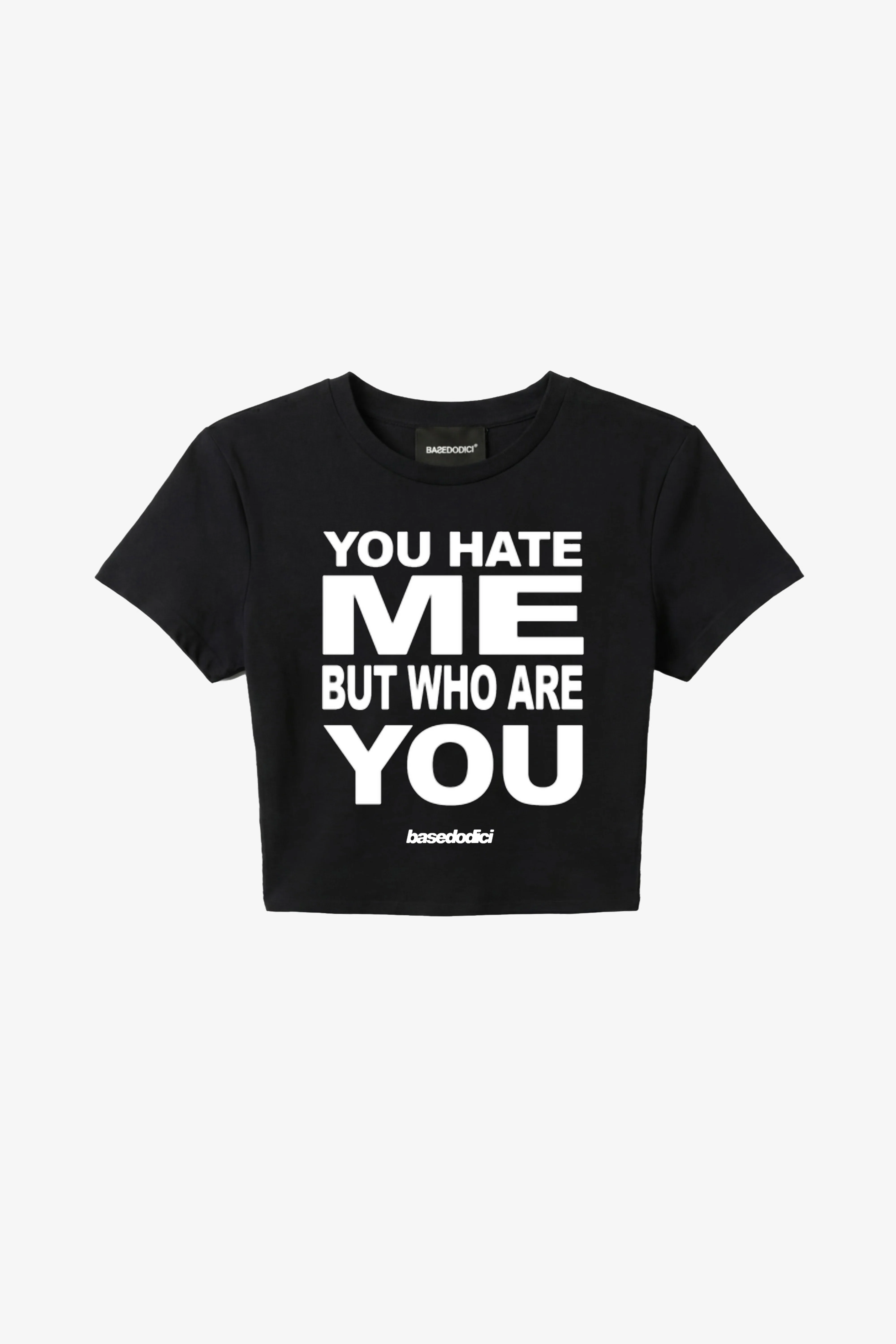 Baby Tee "DIVA" WhoAreYou Black
