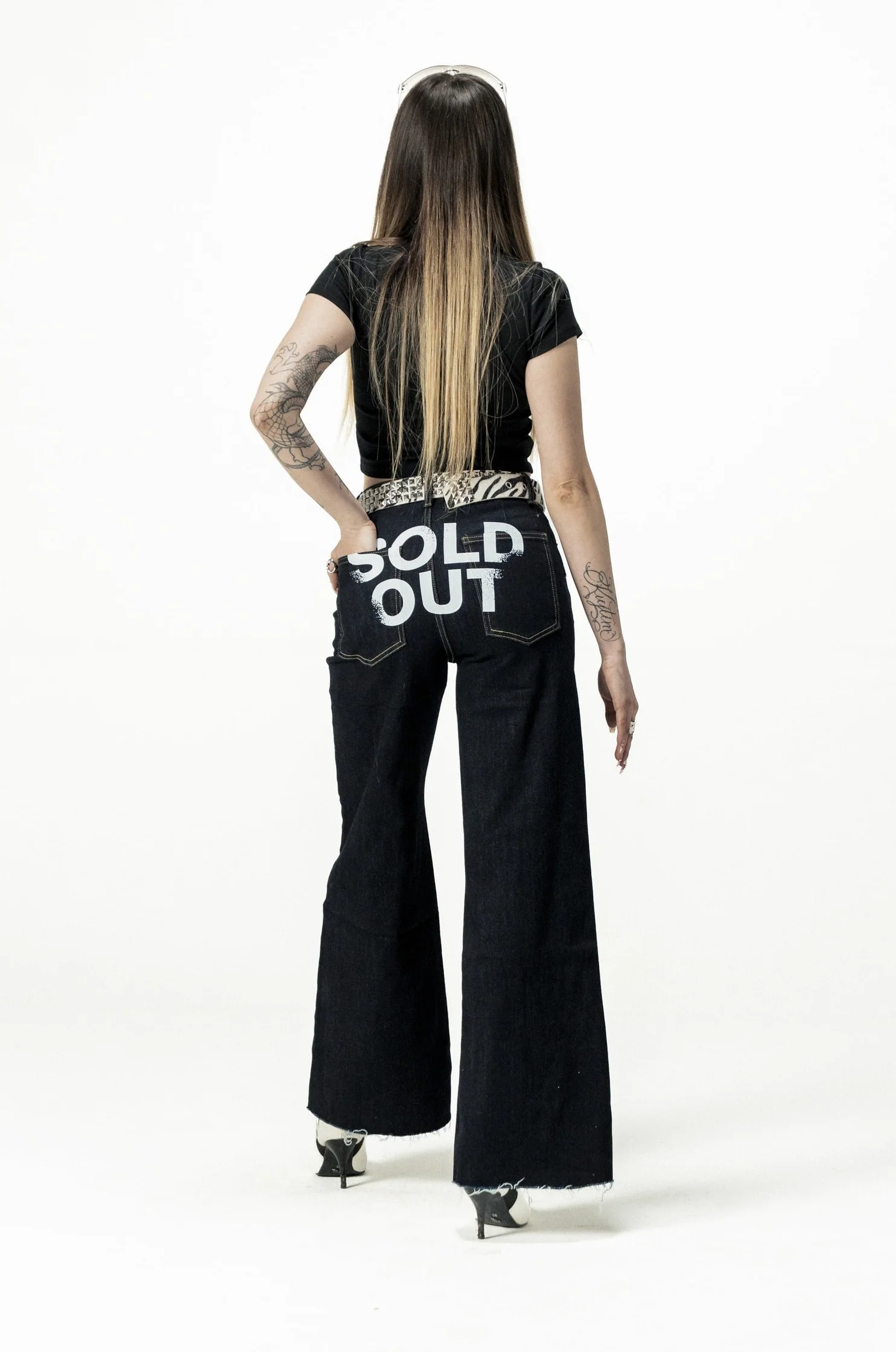 Baby Tee "DIVA" WhoAreYou Black - Image 10