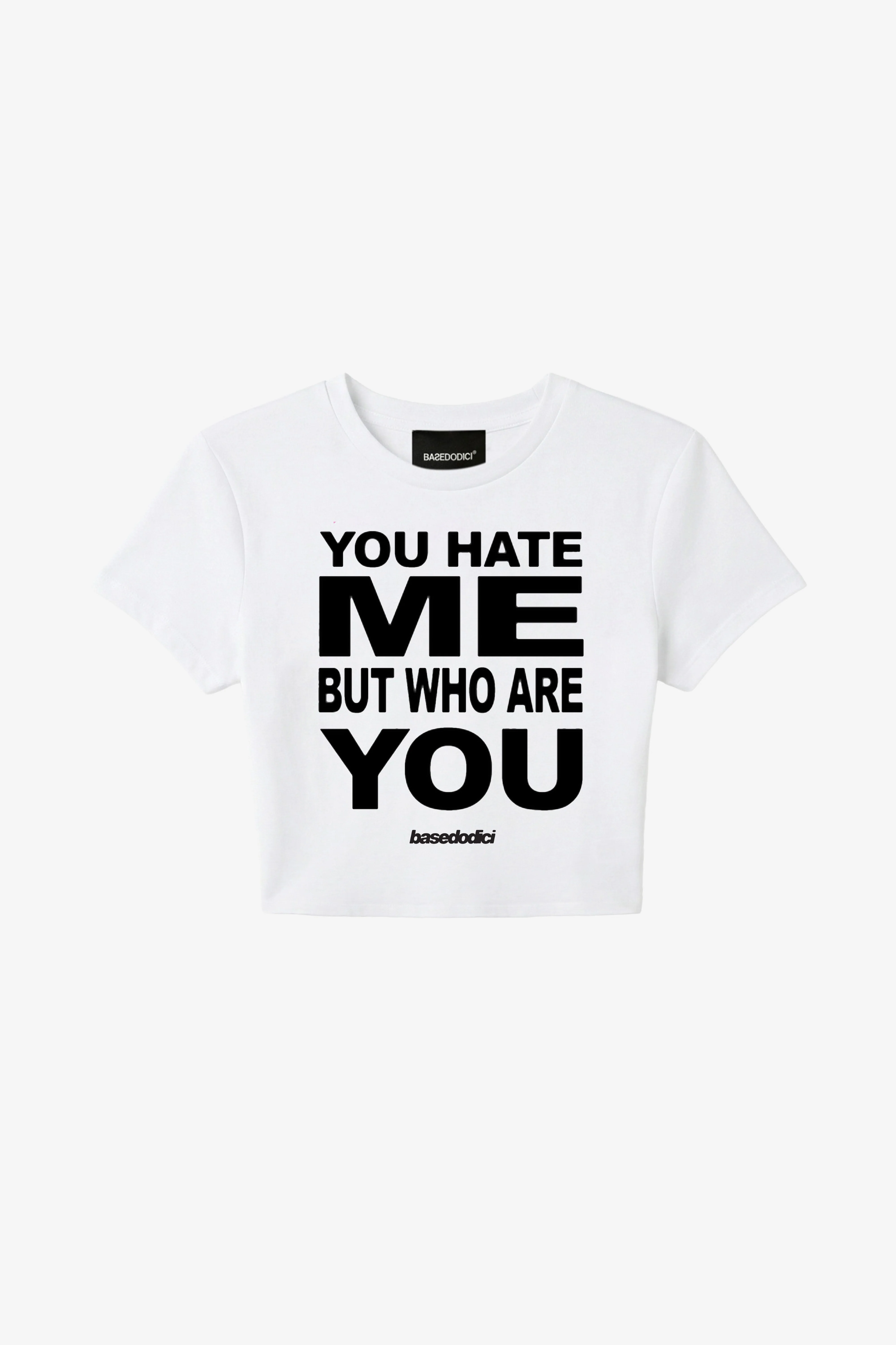 Baby Tee "DIVA" WhoAreYou White