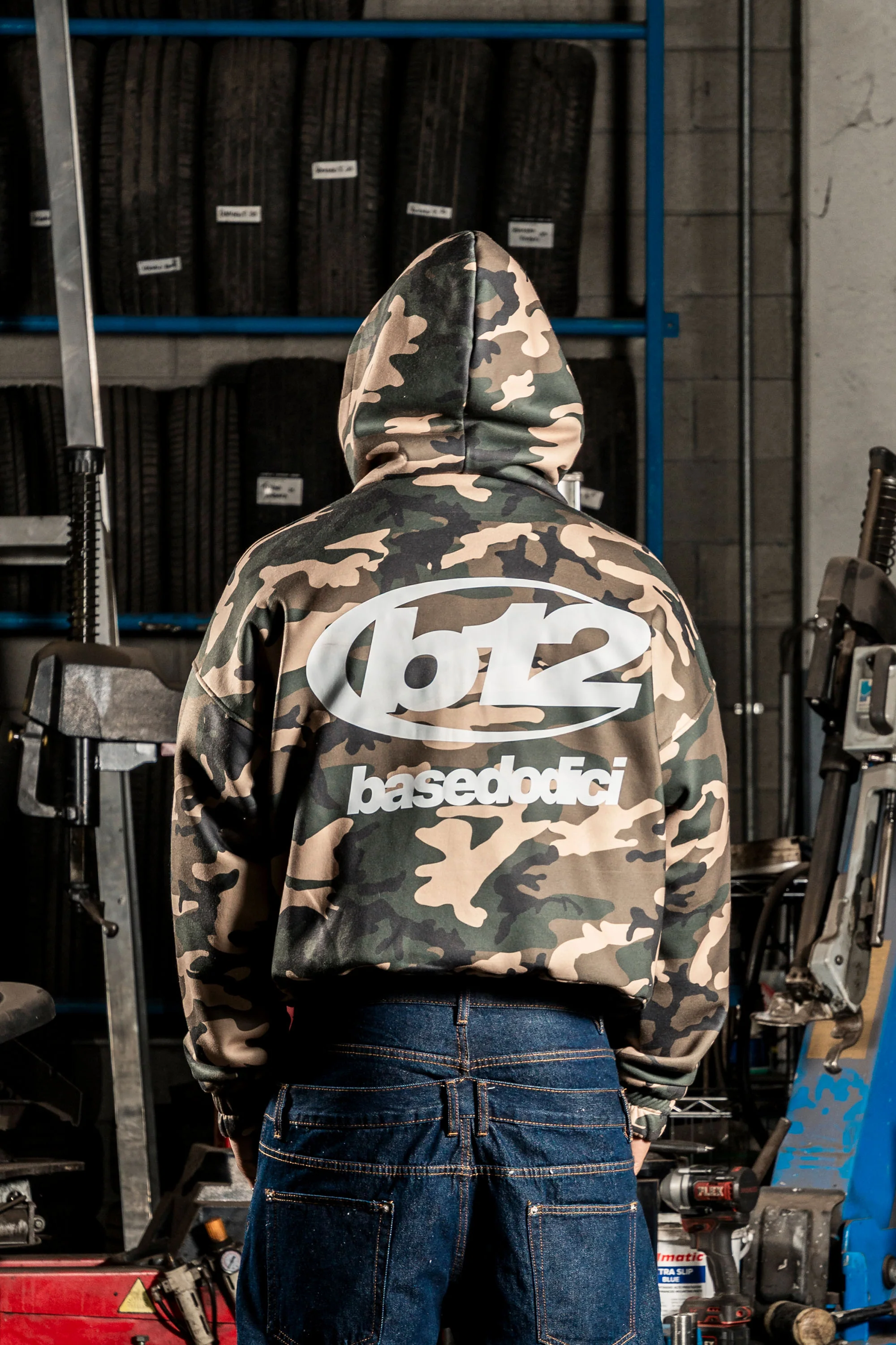 Balaclava Full Zip "DETROIT" Camo Green - Image 14