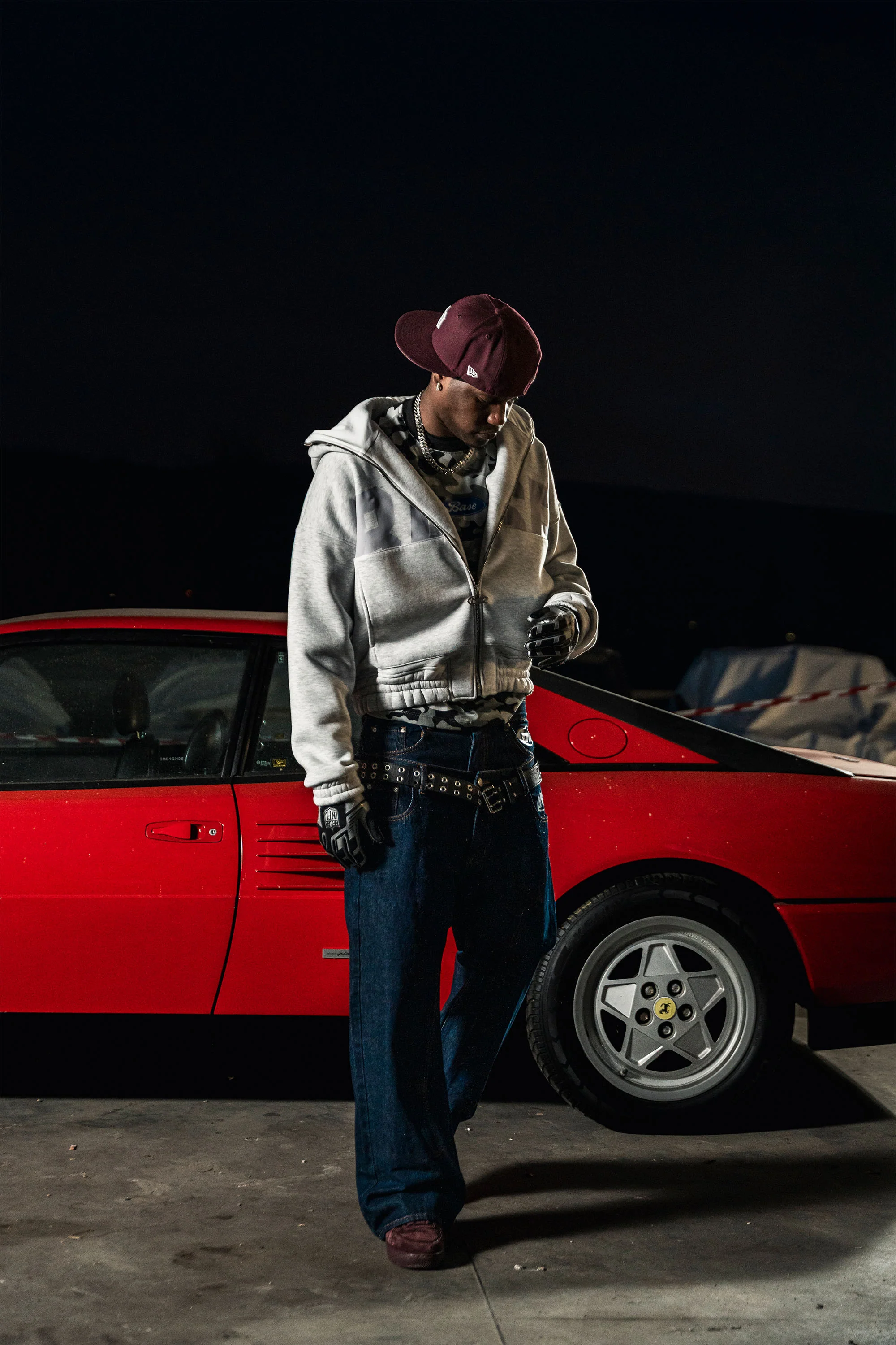 Balaclava Full Zip "DETROIT" Grey - Image 12
