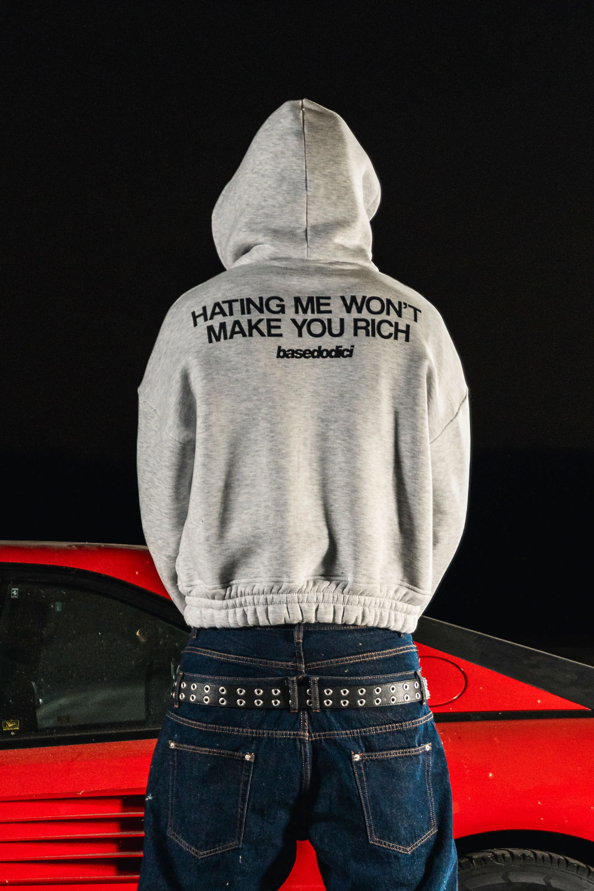 Balaclava Full Zip "DETROIT" Grey - Image 4
