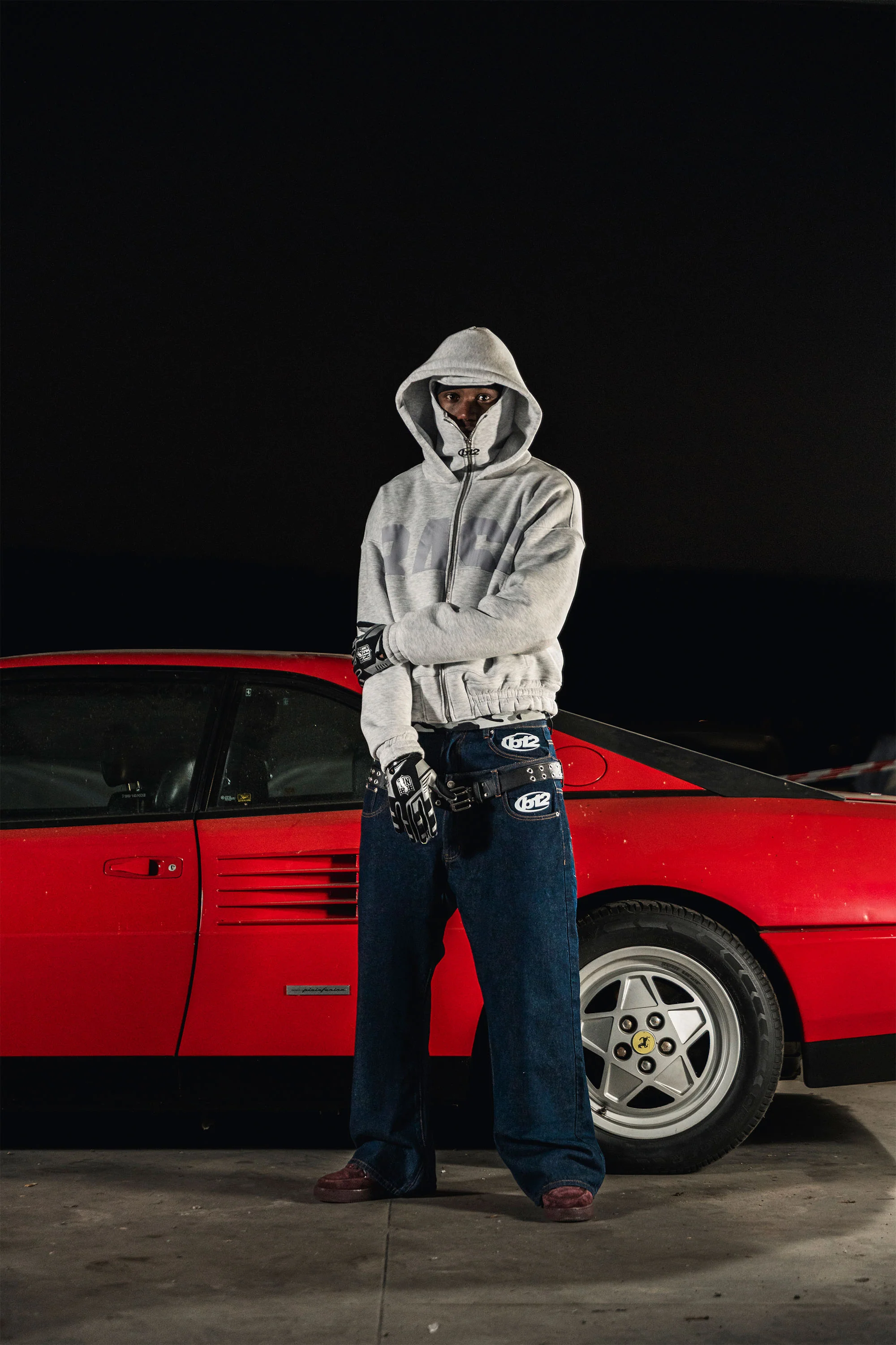Balaclava Full Zip "DETROIT" Grey - Image 8