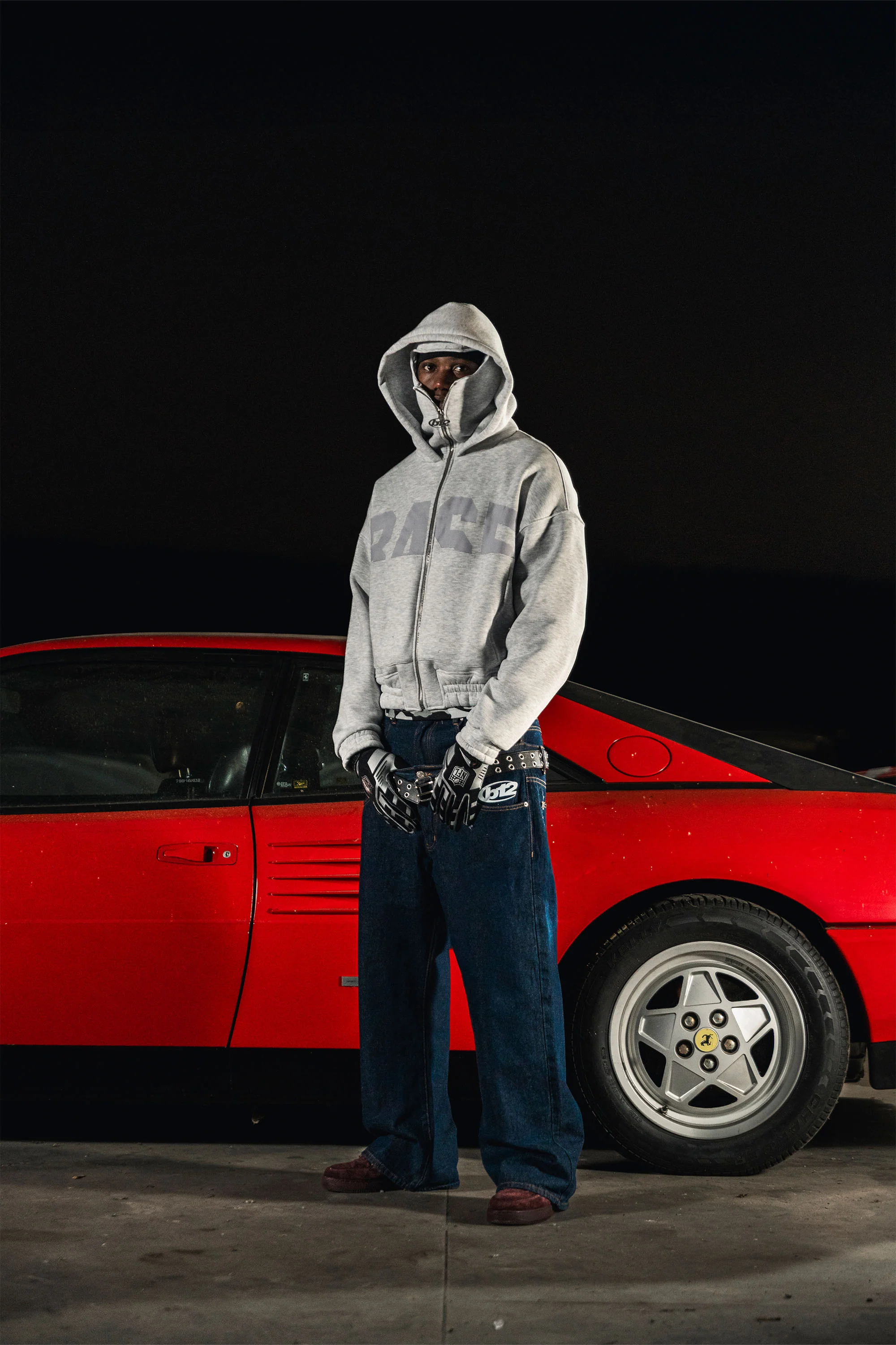 Balaclava Full Zip "DETROIT" Grey - Image 9