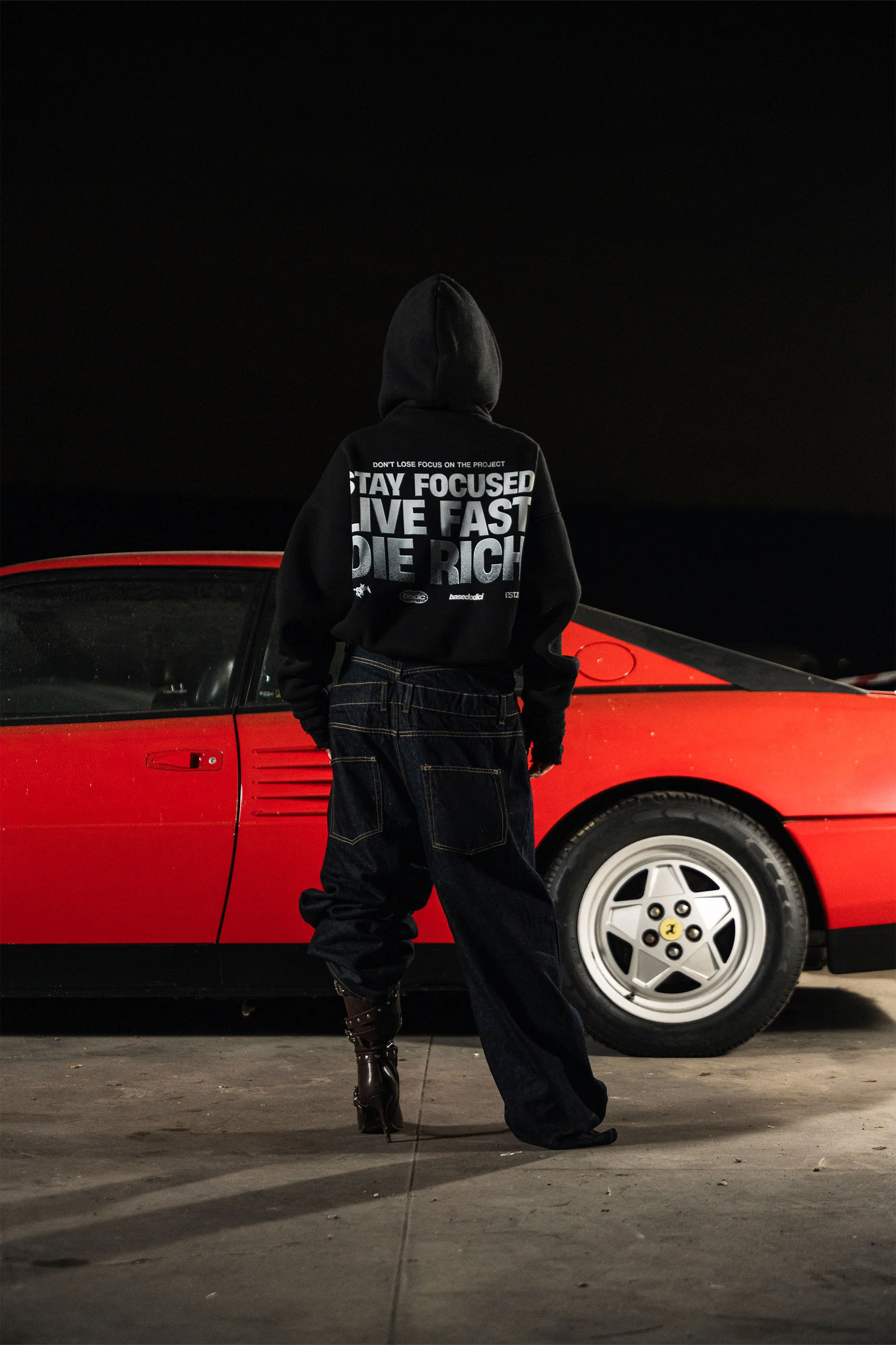 Balaclava Full Zip "DETROIT" StayFocused Black - Image 13