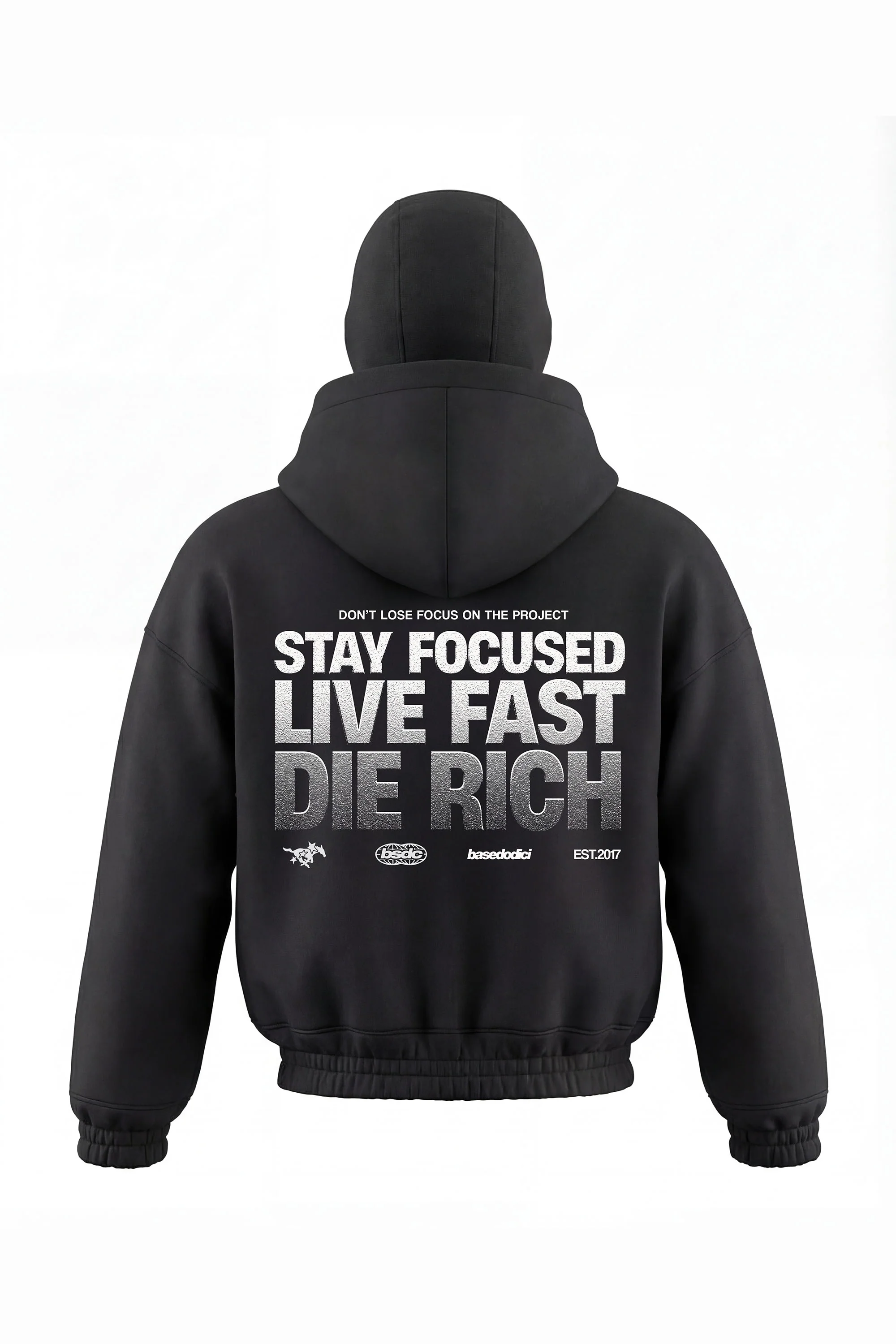 Balaclava Full Zip "DETROIT" StayFocused Black - Image 14