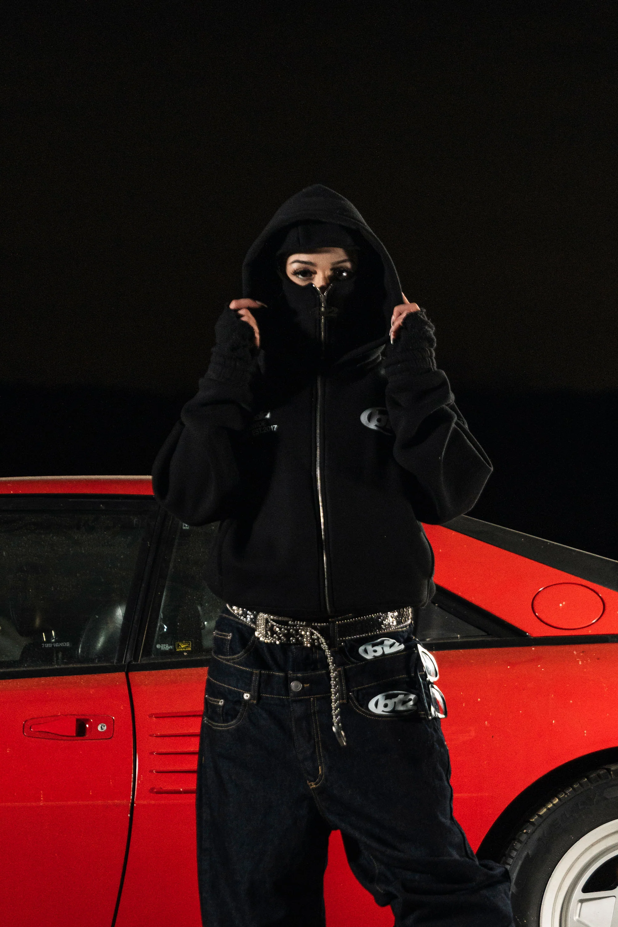 Balaclava Full Zip "DETROIT" StayFocused Black - Image 8
