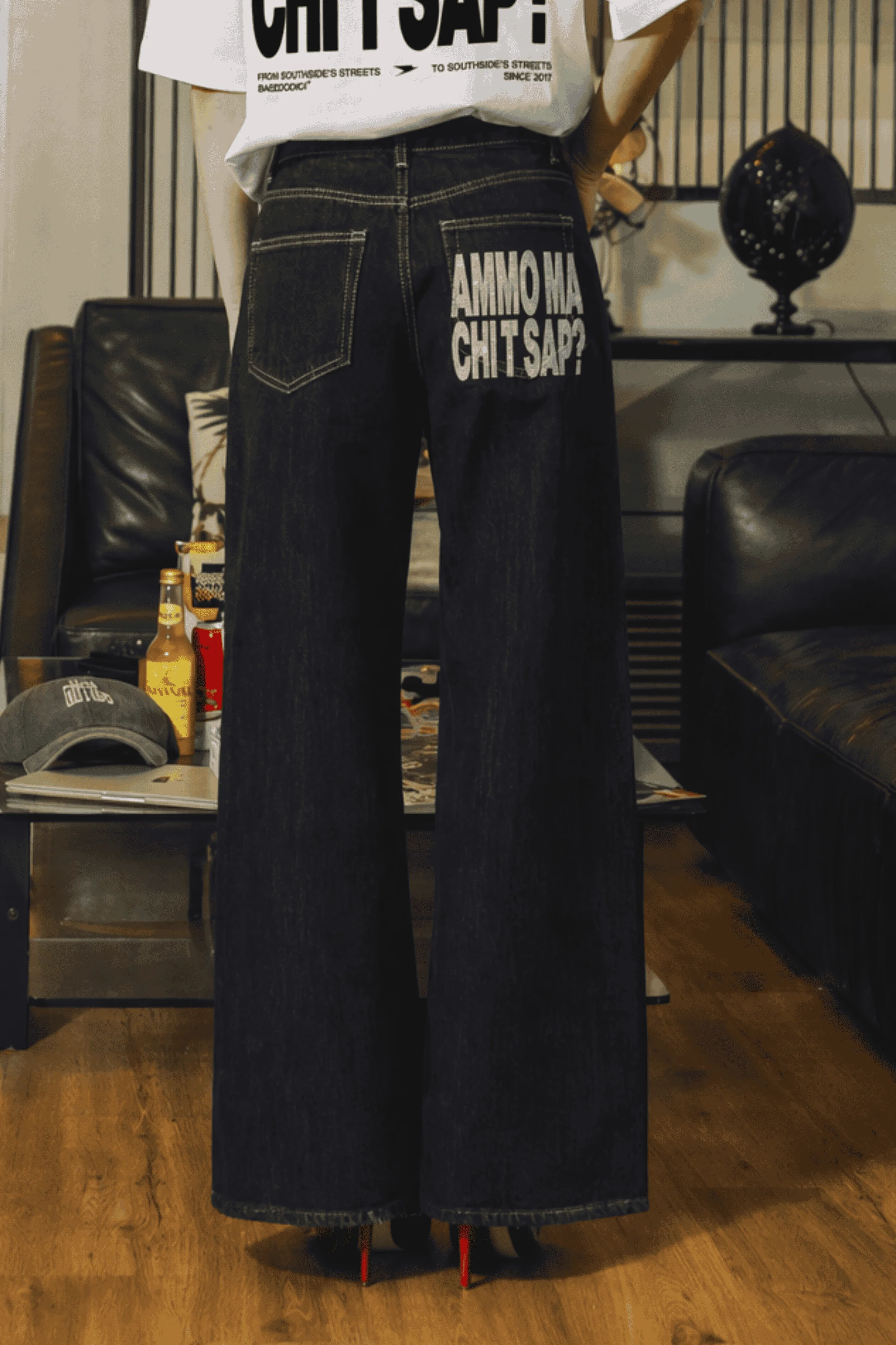 Bigall Denim "AMMO" CHI'T'SAP Dark Blue/Grillz - Image 3