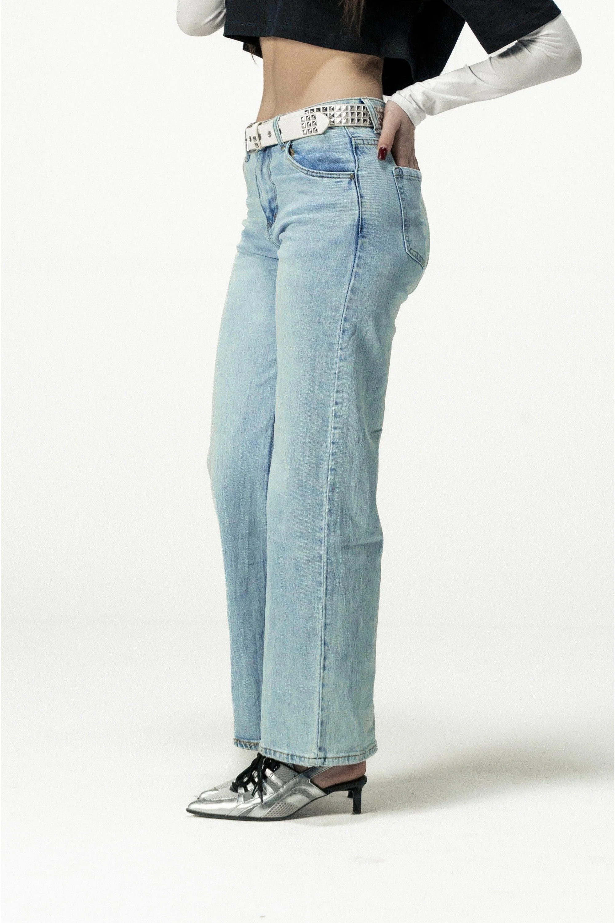 Bigall Denim "DIVA" Sexy Light Blue - Image 3