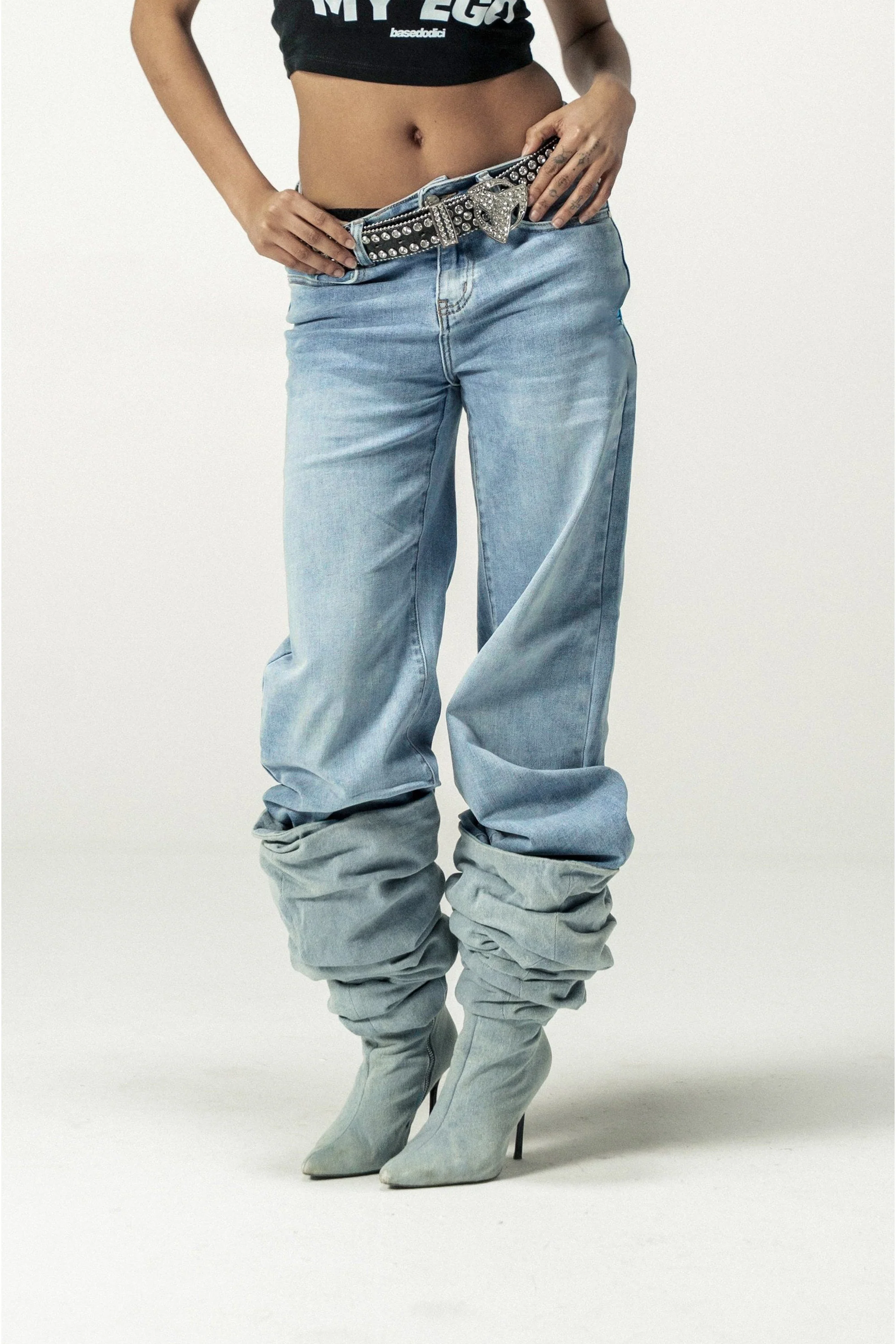 Bigall Denim "DIVA" SoldOut Light Blue - Image 3