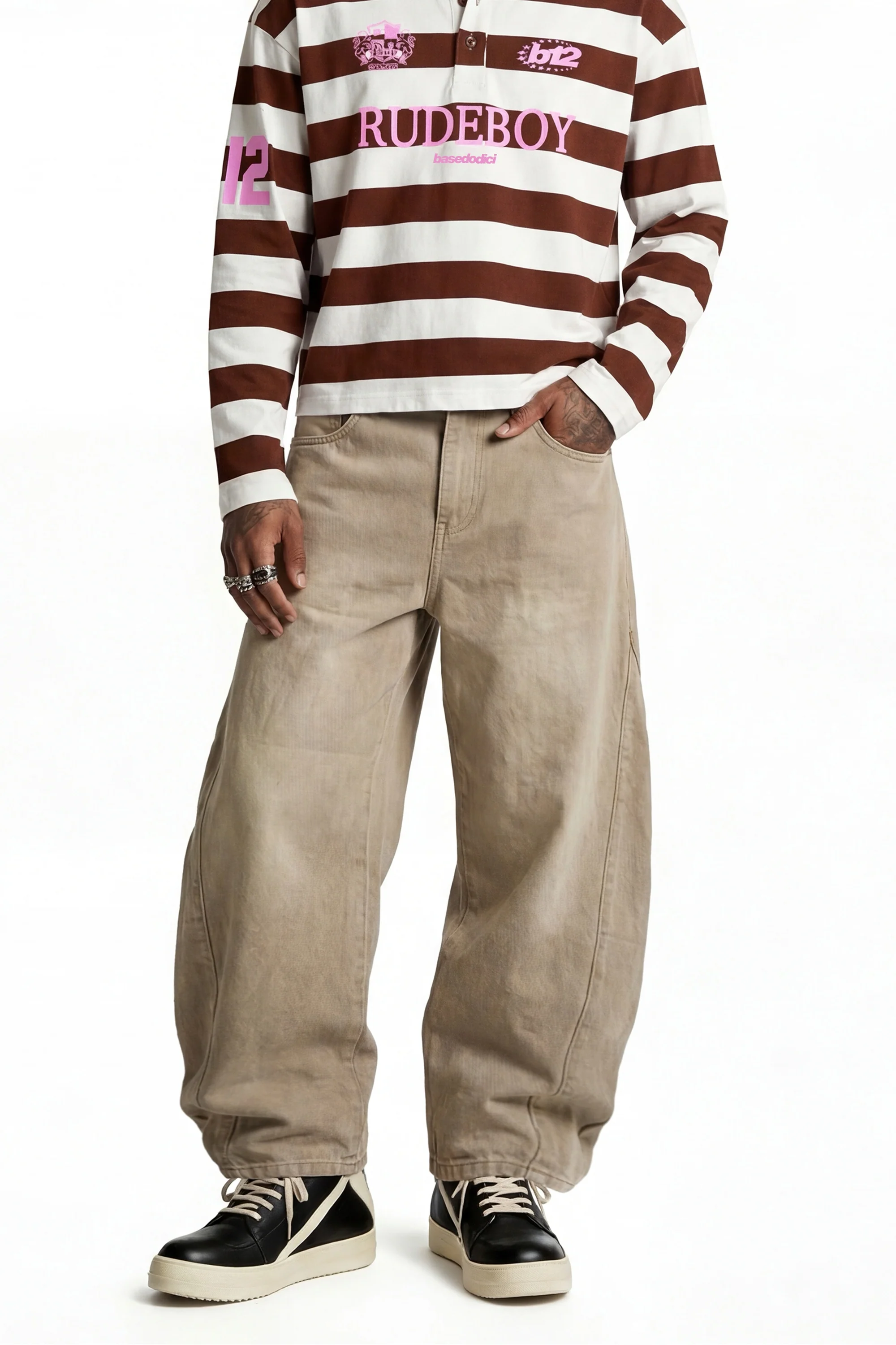 Bigall Denim "FOR DREAMERS" Rudeboy Beige - Image 3