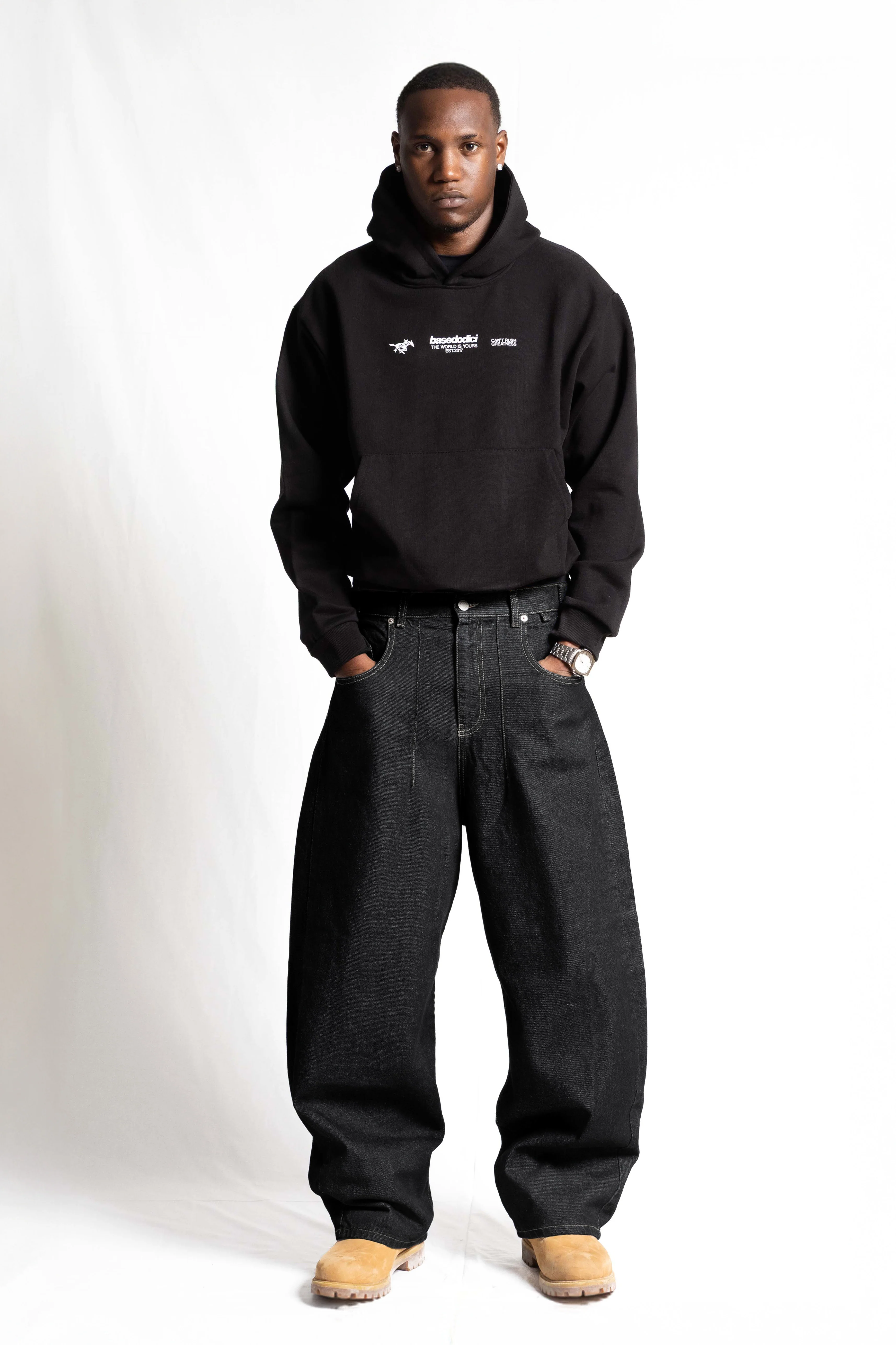 Bigall Denim "RUDEBOY LDN" Black Raw - Image 5