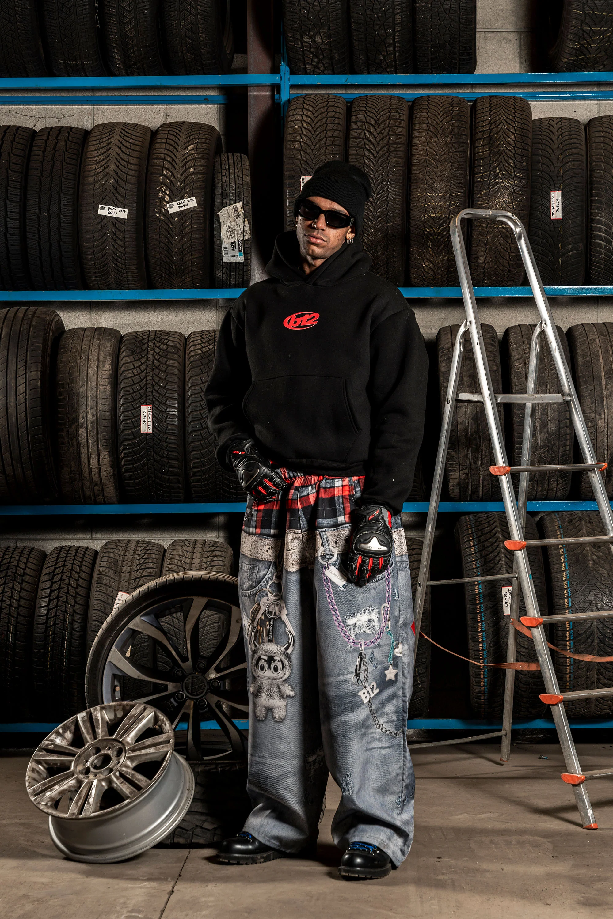 Bigall Graphic "DETROIT" Double Waist - Image 8