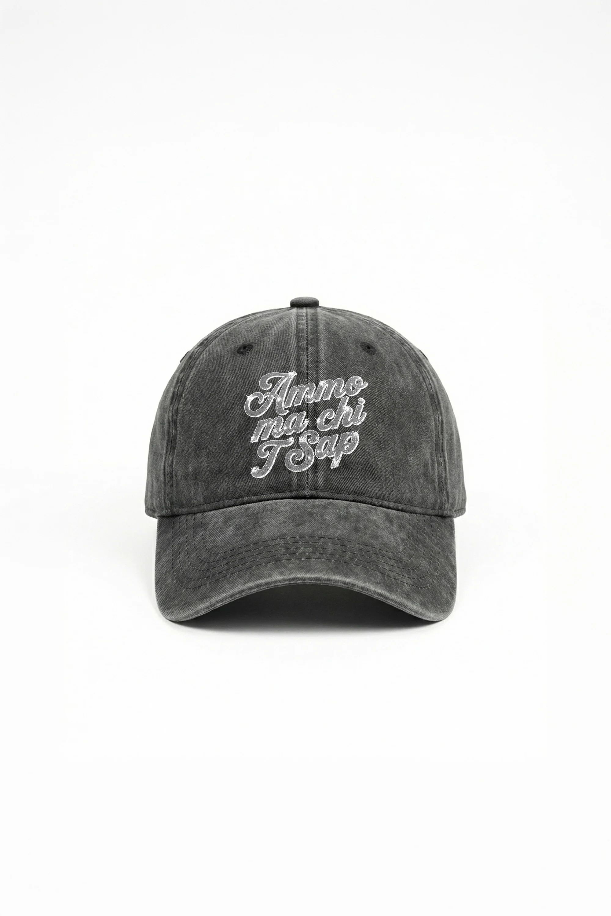Cap "AMMO" CHI'T'SAP Grey/GlitterItalic
