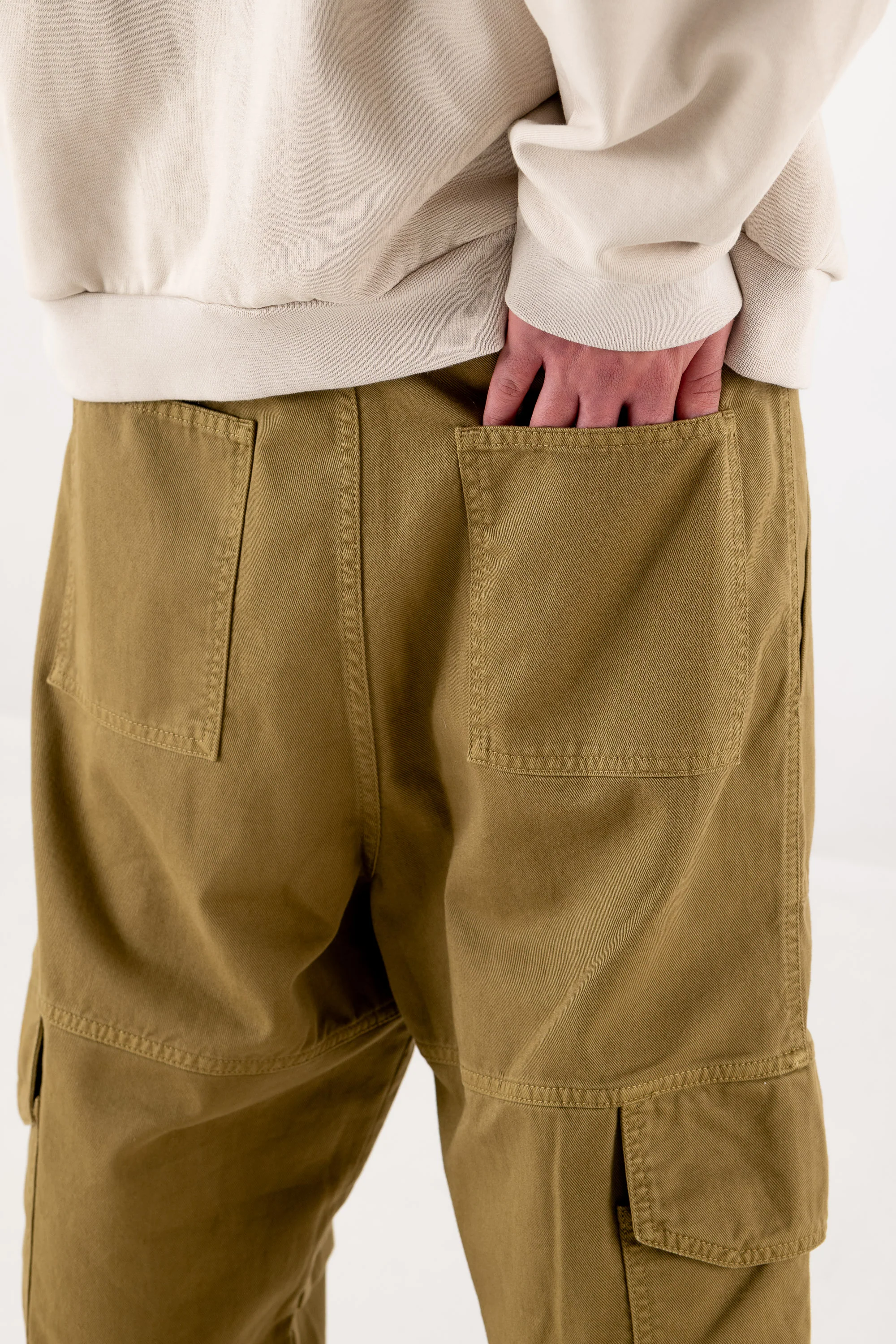 Cargo Pants “DE LA RUE À LA RUE” TheBasic Green - Image 13