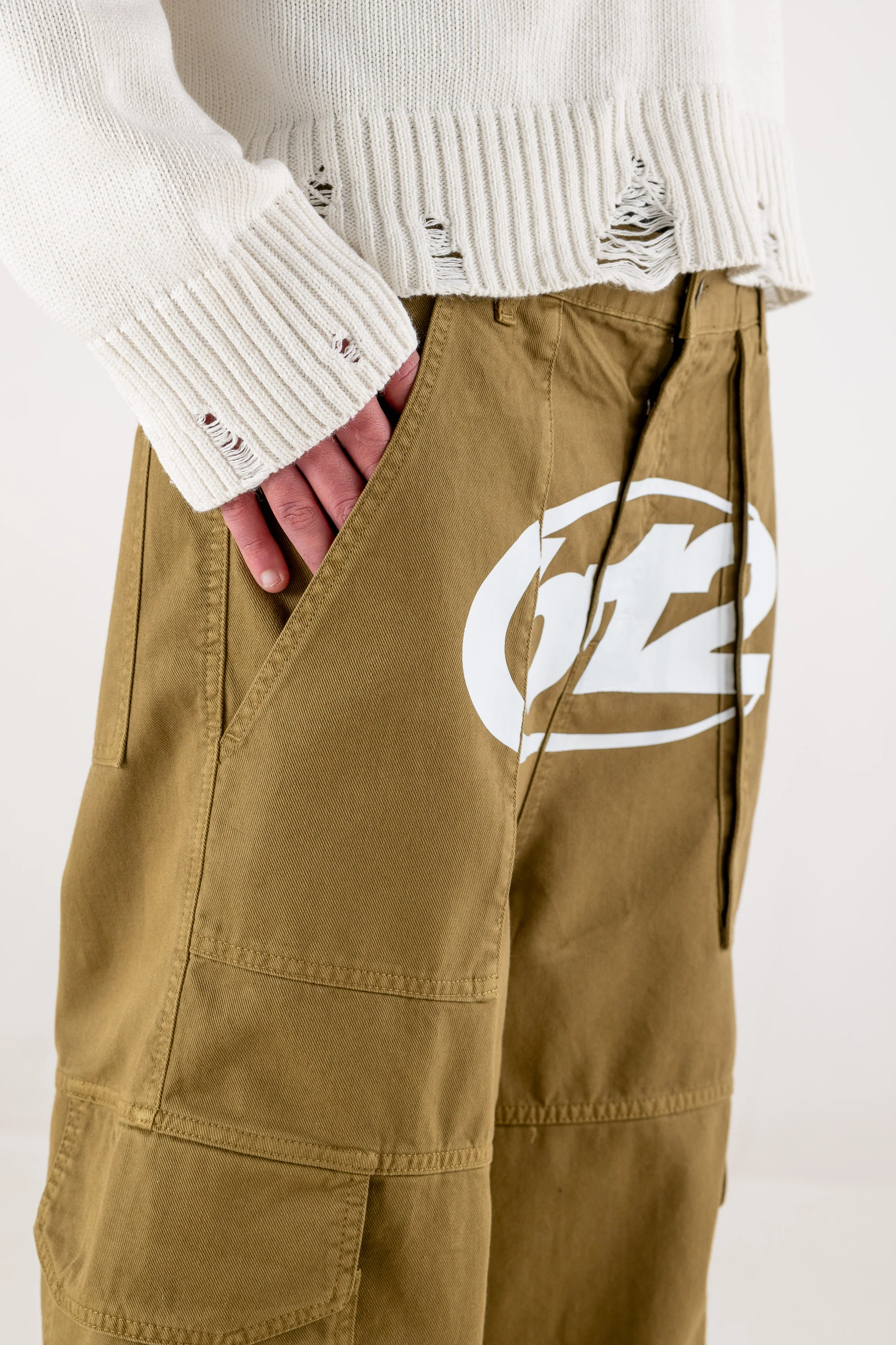 Cargo Pants "RACING MADE" 012 Green - Image 9