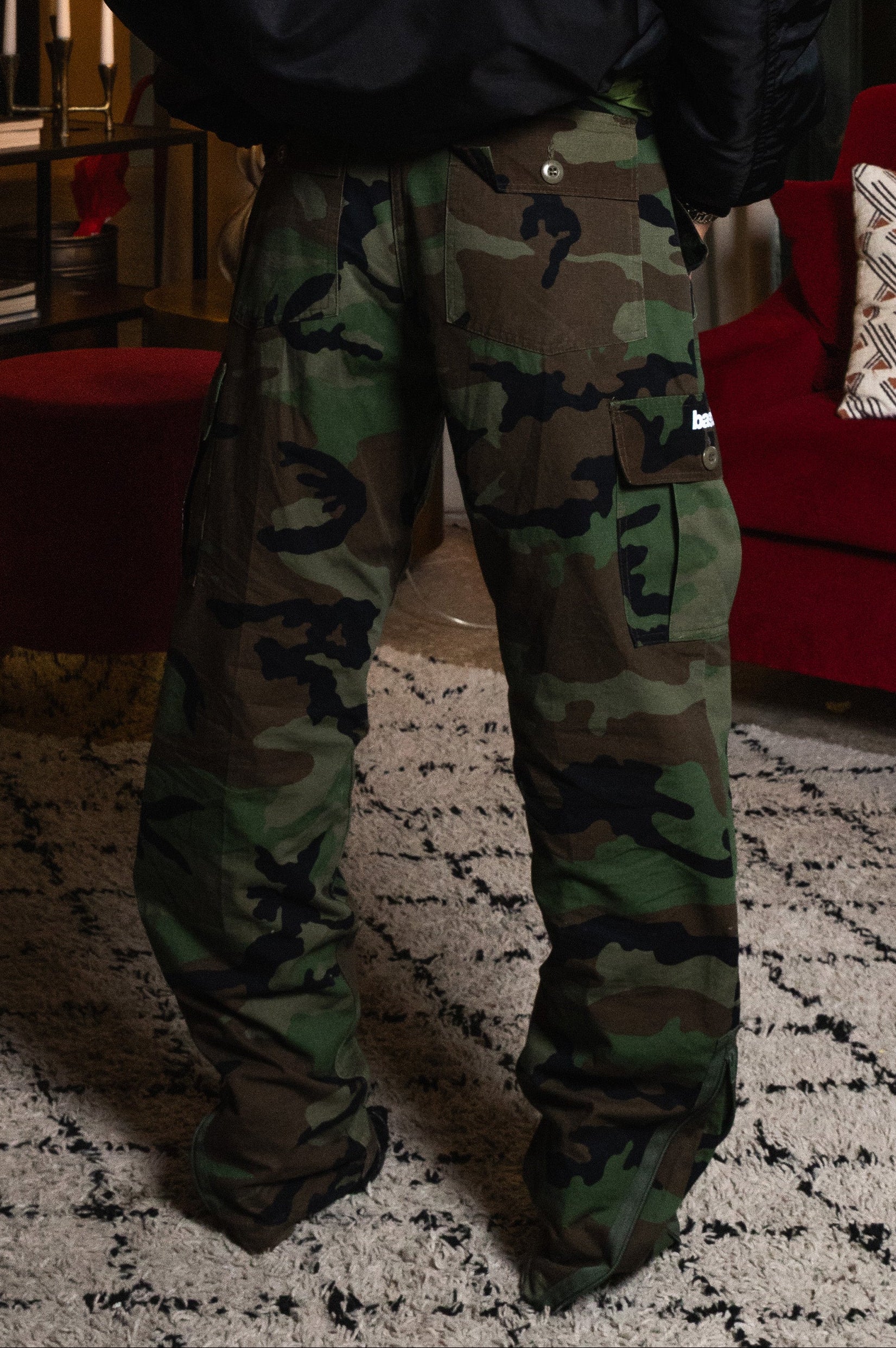 Cargo Pants "WORLD TOUR" Military - Image 7
