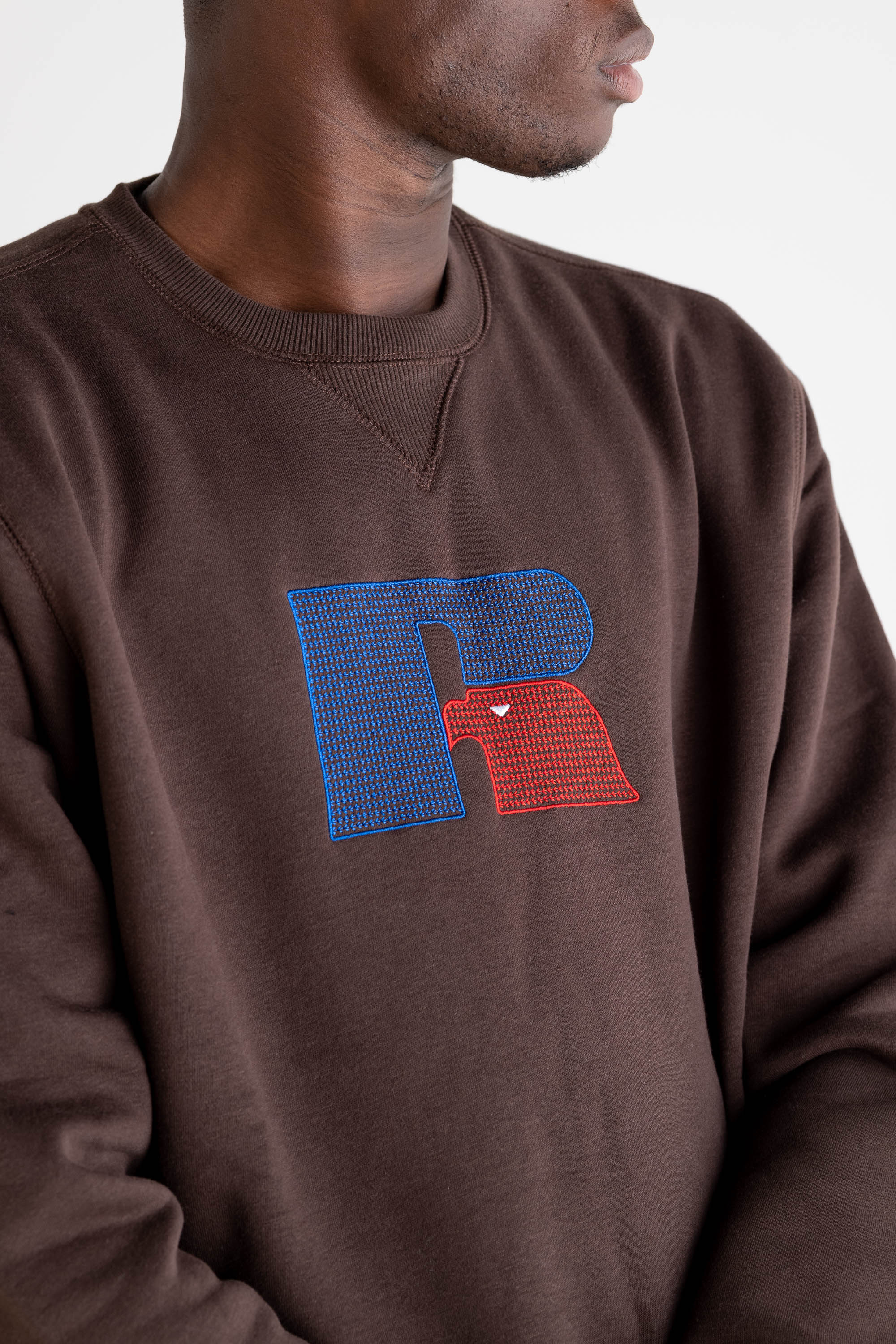 Crewneck “RUSSELLxBASEDODICI" Hometown Brown - Image 12