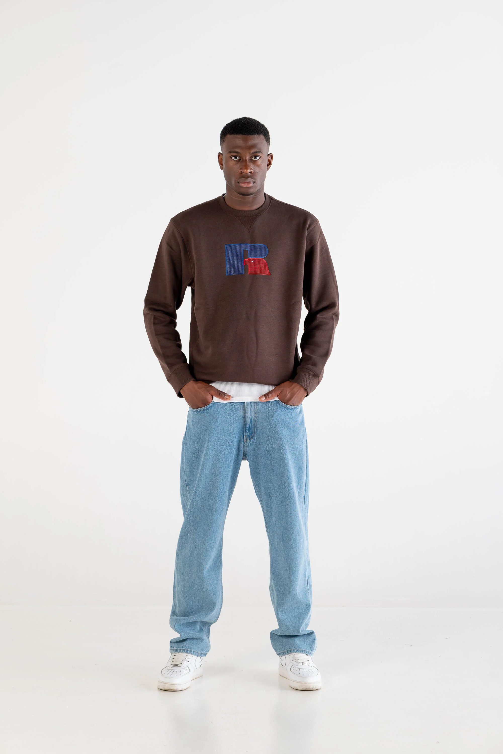 Crewneck “RUSSELLxBASEDODICI" Hometown Brown - Image 4