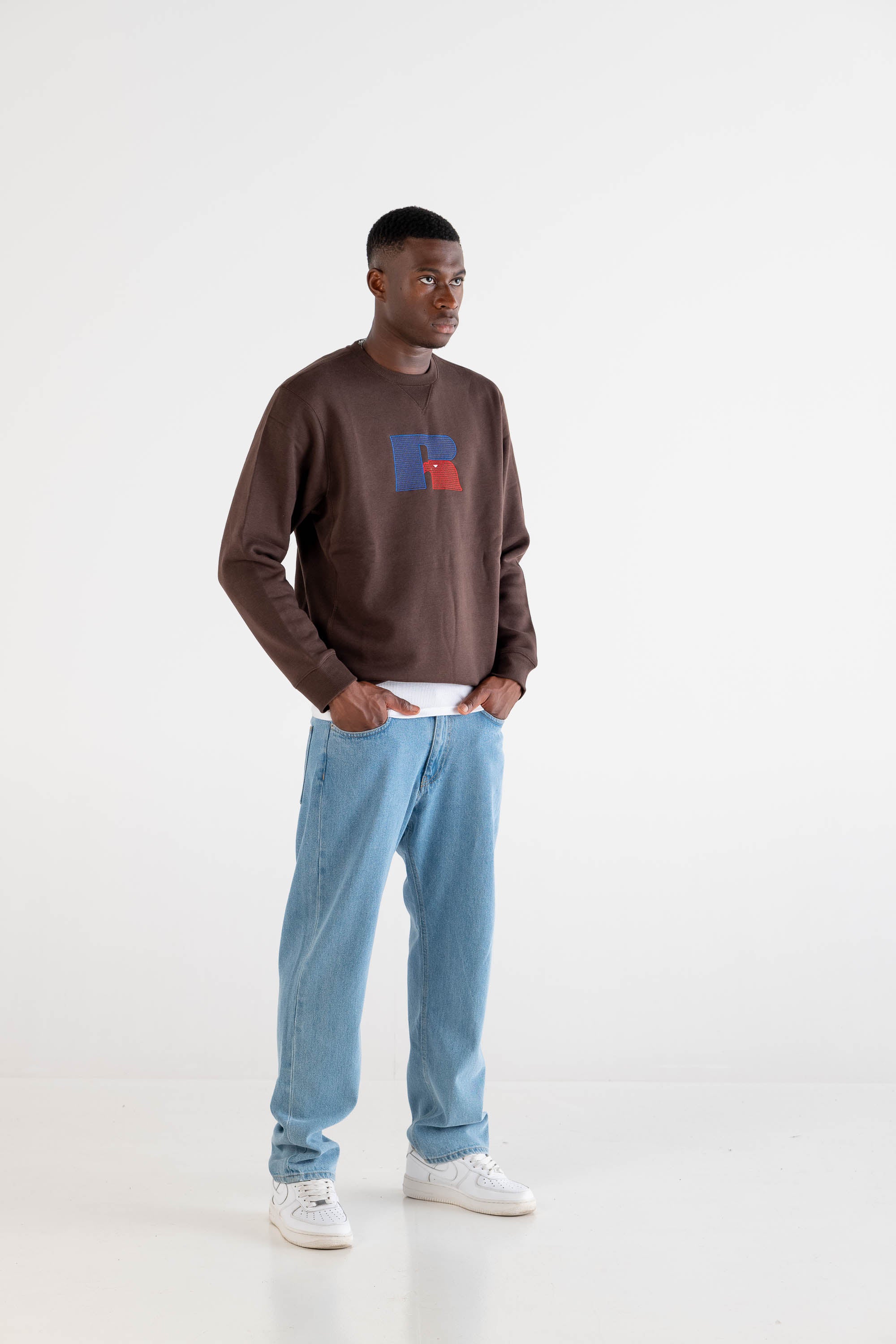 Crewneck “RUSSELLxBASEDODICI" Hometown Brown - Image 5