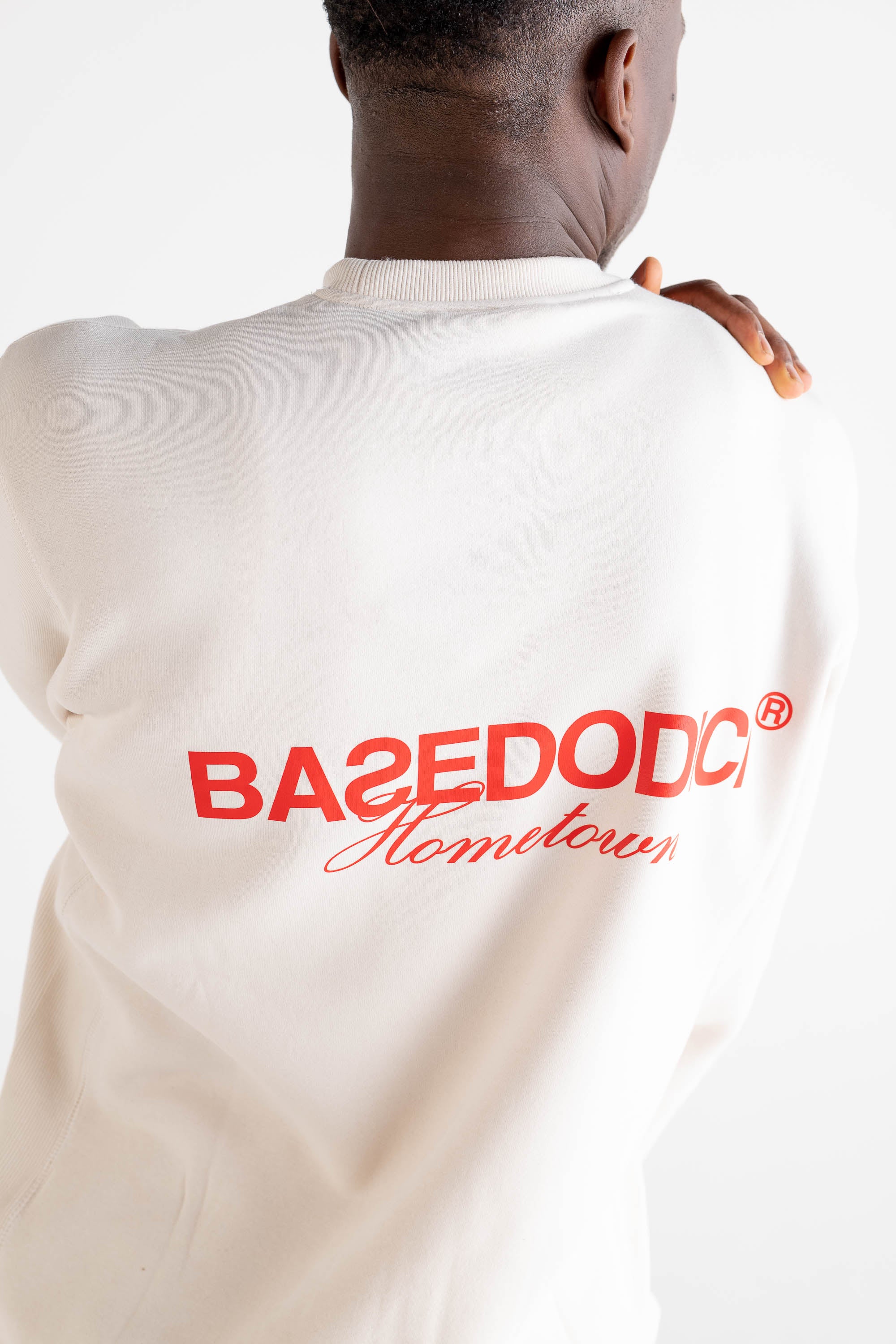 Crewneck “RUSSELLxBASEDODICI" Hometown Cream - Image 12