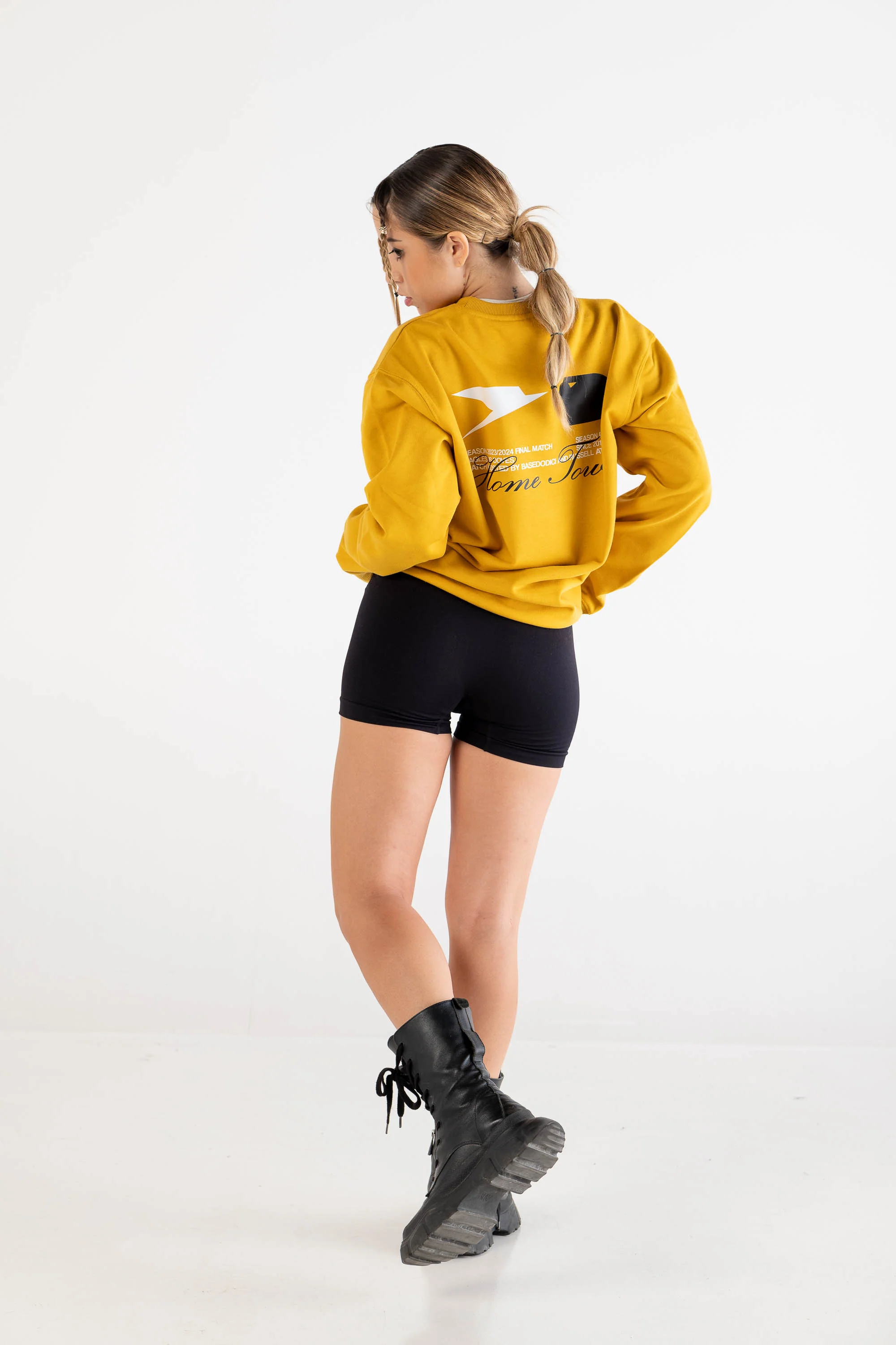 Crewneck “RUSSELLxBASEDODICI" Touchdown Yellow - Image 10