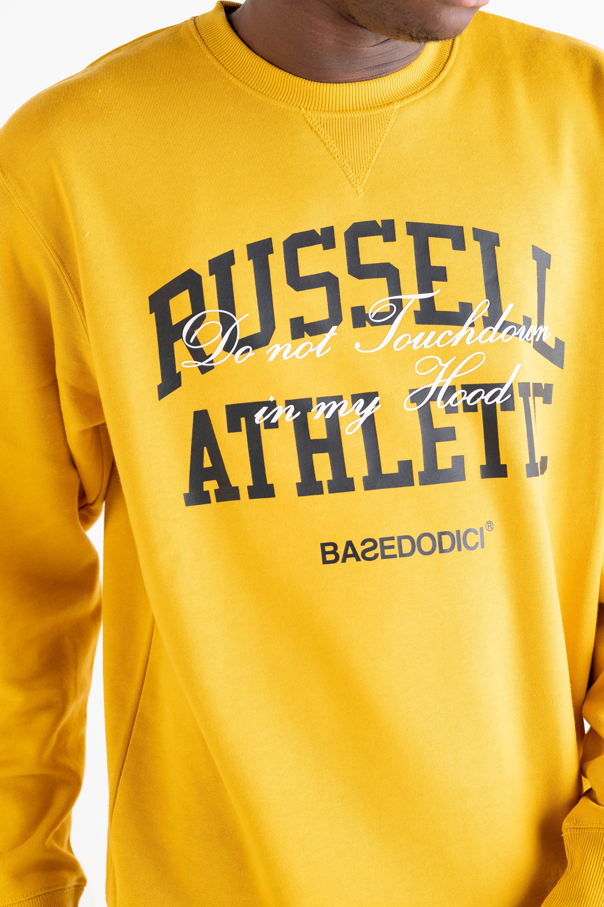 Crewneck “RUSSELLxBASEDODICI" Touchdown Yellow - Image 12