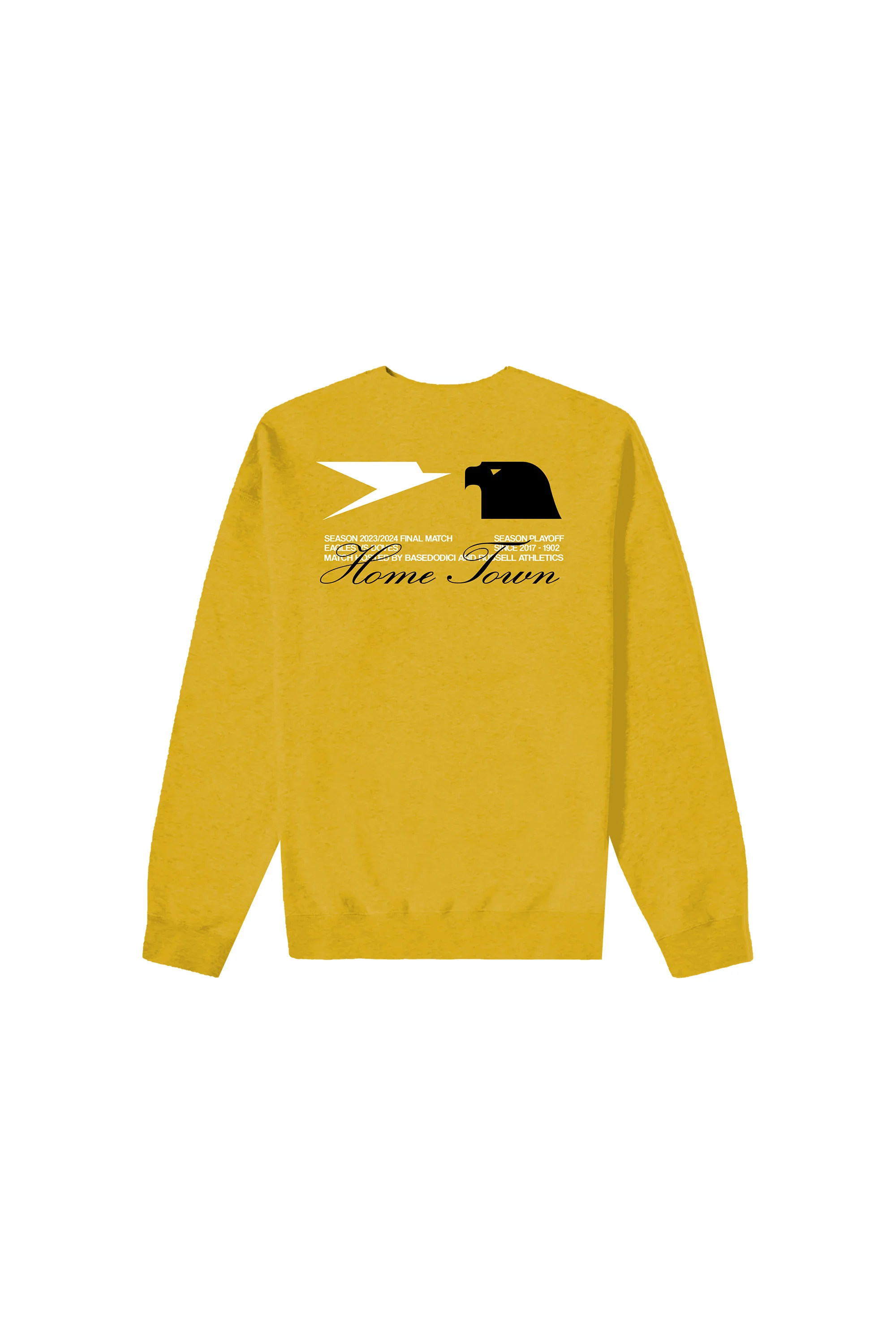 Crewneck “RUSSELLxBASEDODICI" Touchdown Yellow - Image 3