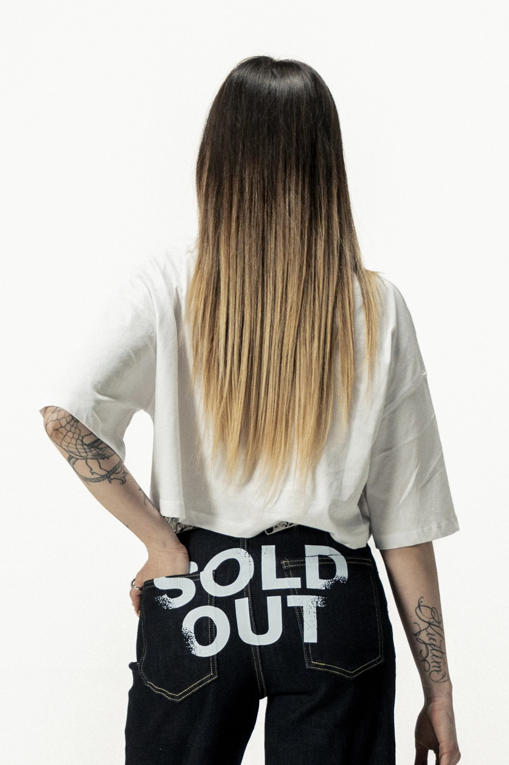 Crop Tee "DIVA" University White - Image 4