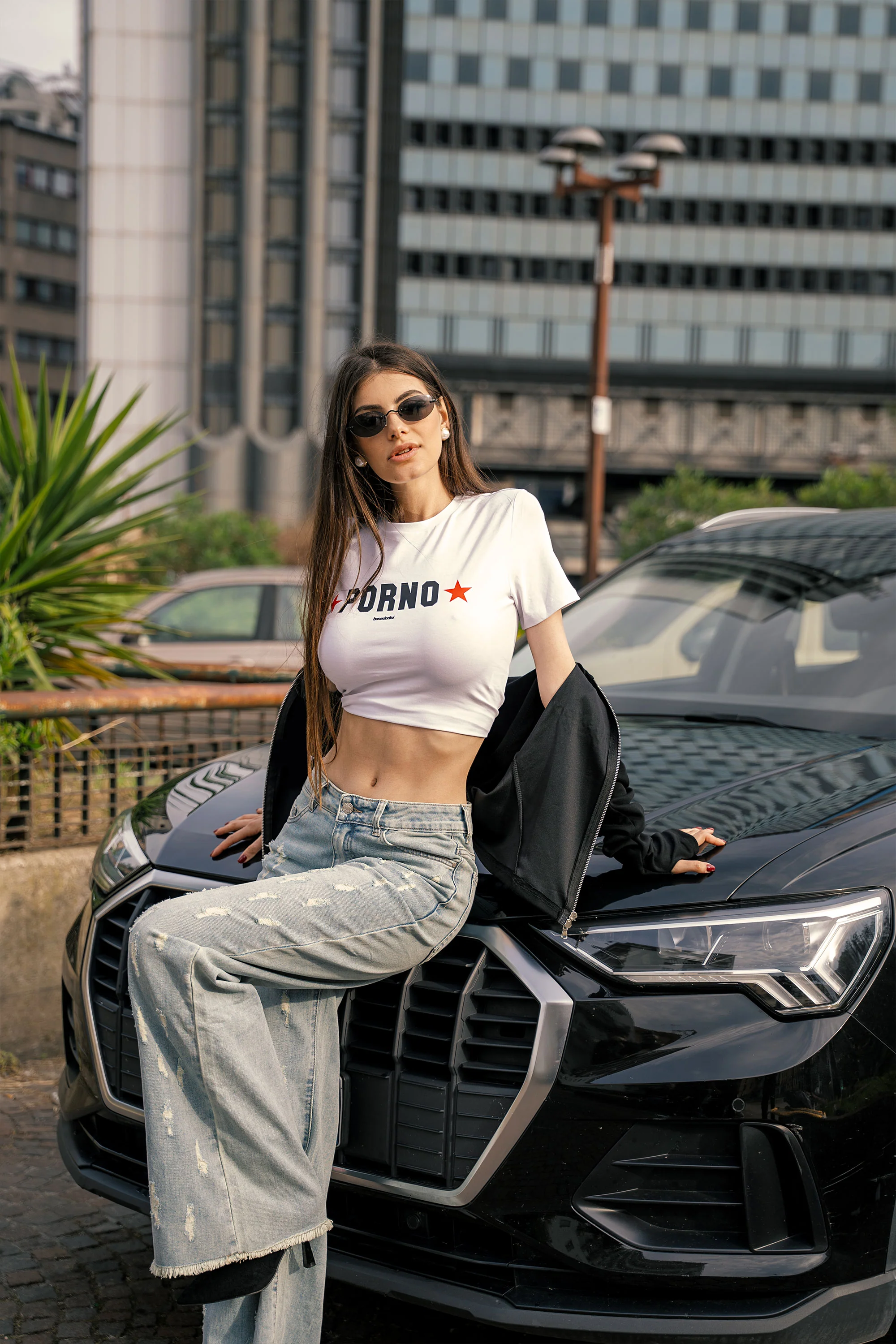 Baby Tee “DIVA” P*rno White - Image 5