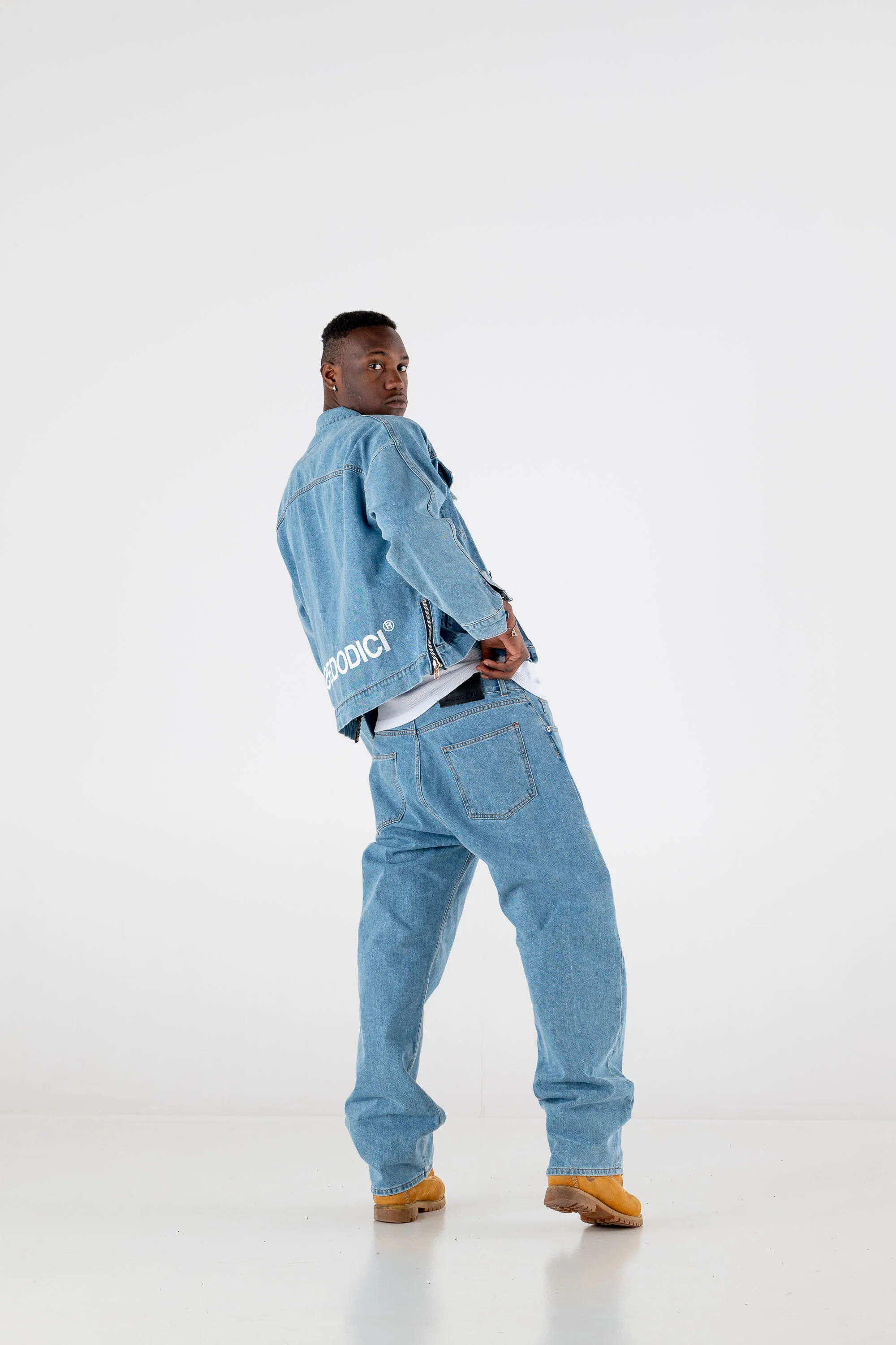 Denim Jacket “RESORT” Light Blue - Image 11