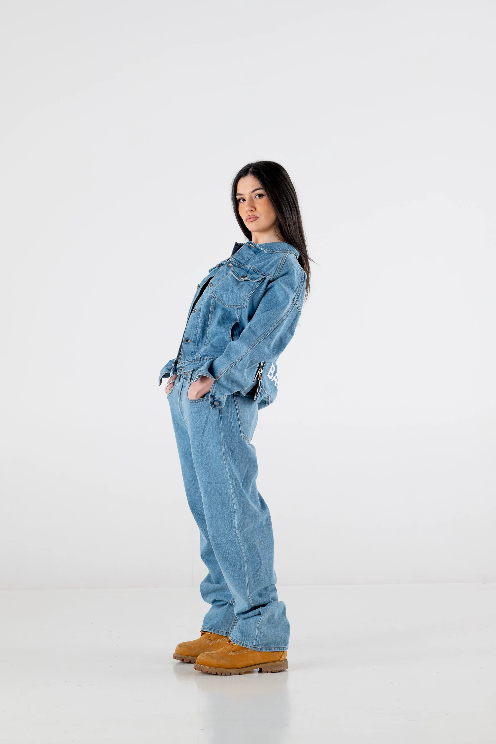 Denim Jacket “RESORT” Light Blue - Image 13