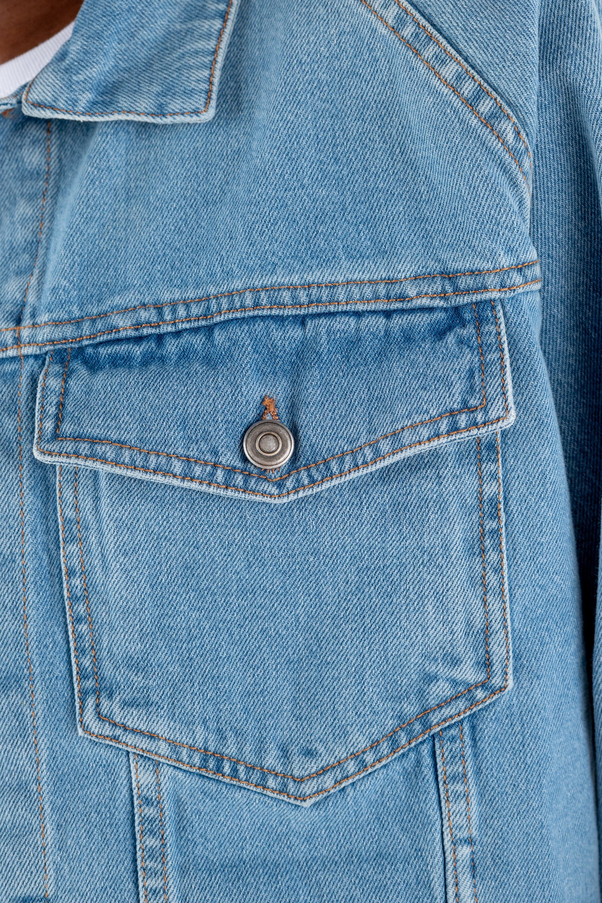 Denim Jacket “RESORT” Light Blue - Image 17