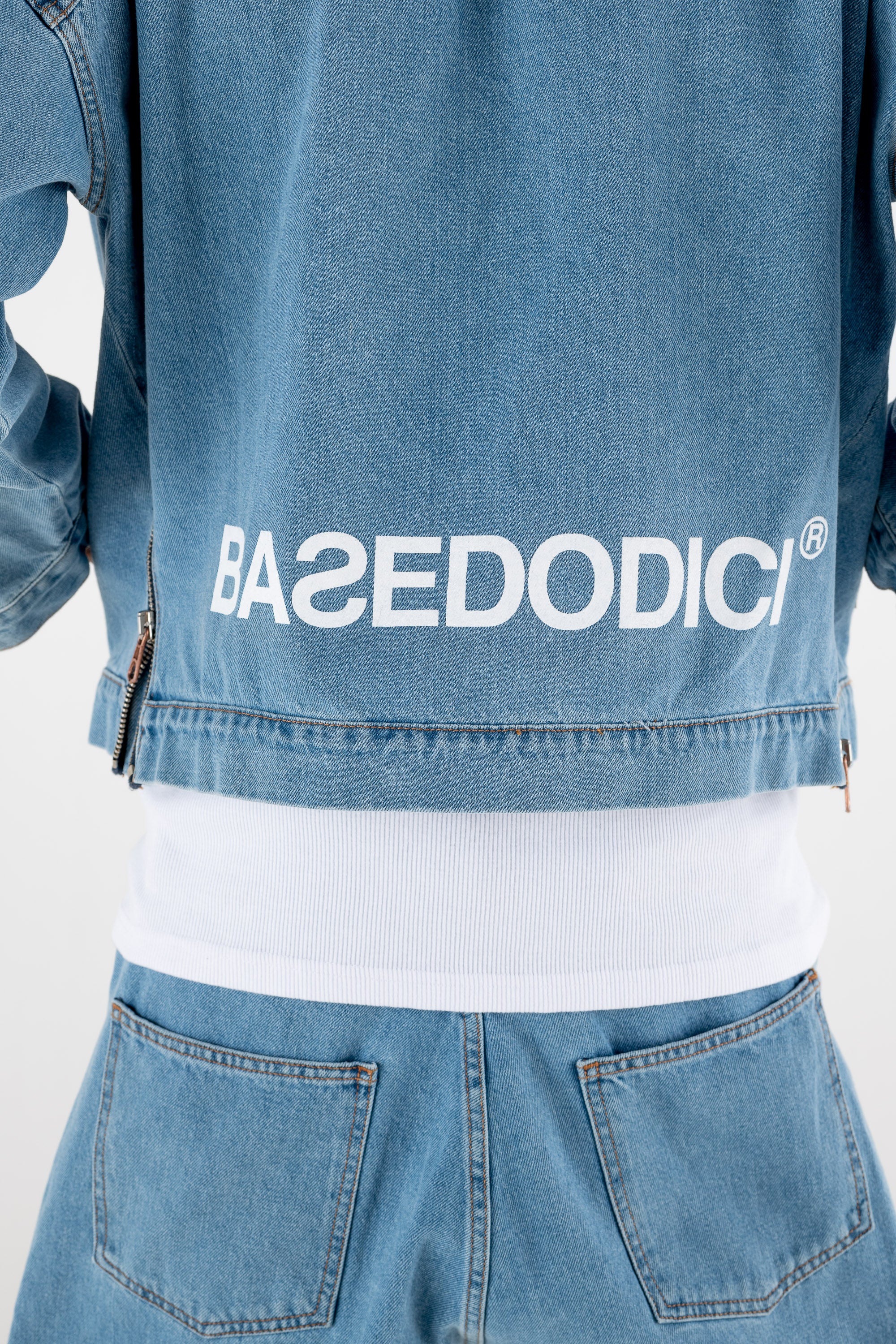 Denim Jacket “RESORT” Light Blue - Image 20