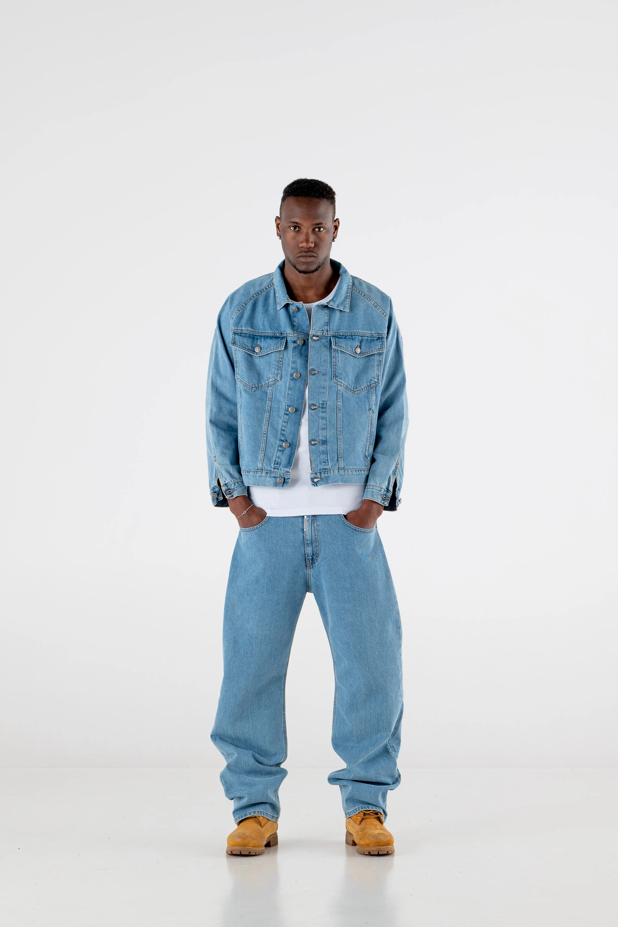 Denim Jacket “RESORT” Light Blue - Image 4