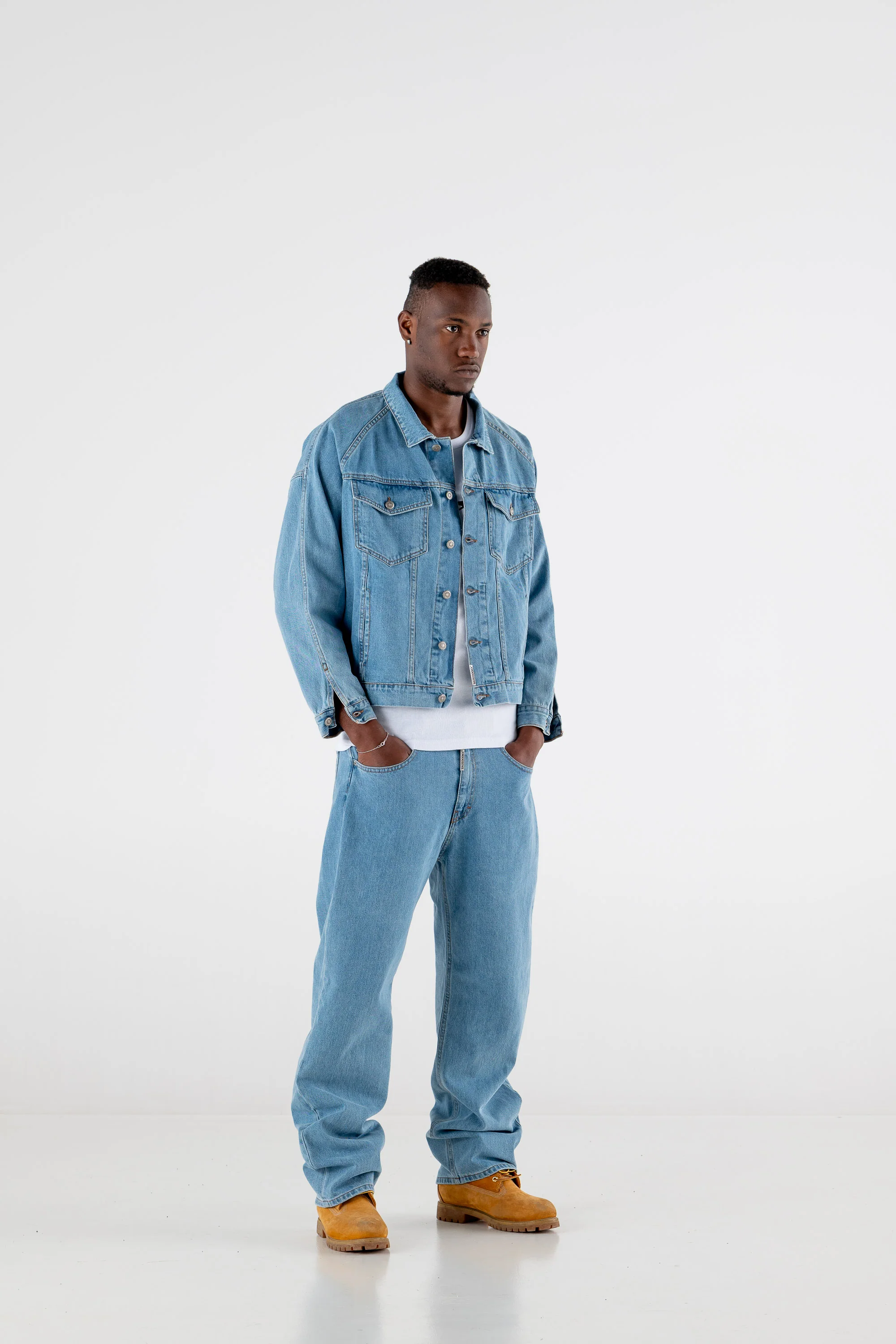 Denim Jacket “RESORT” Light Blue - Image 5