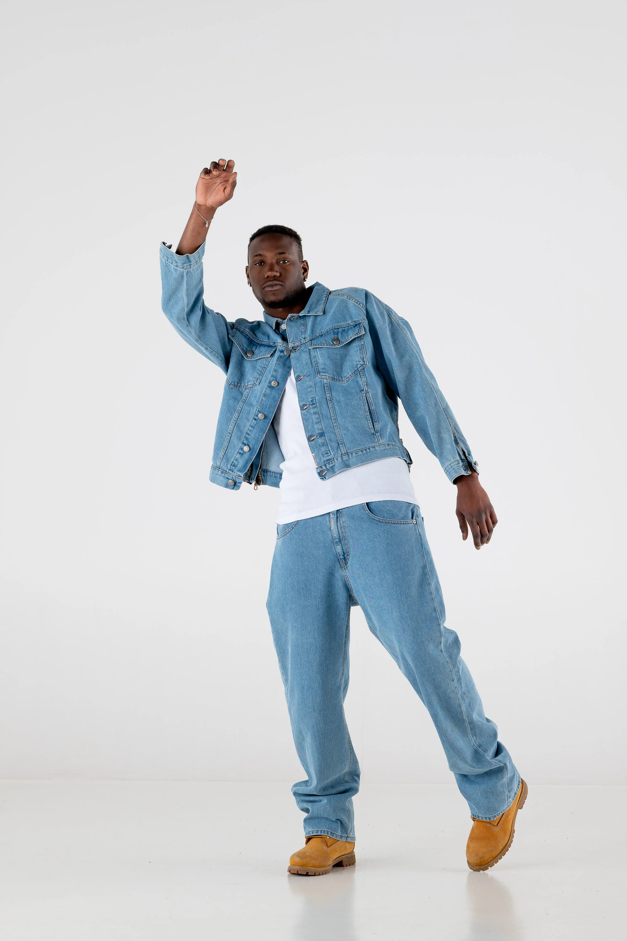 Denim Jacket “RESORT” Light Blue - Image 7