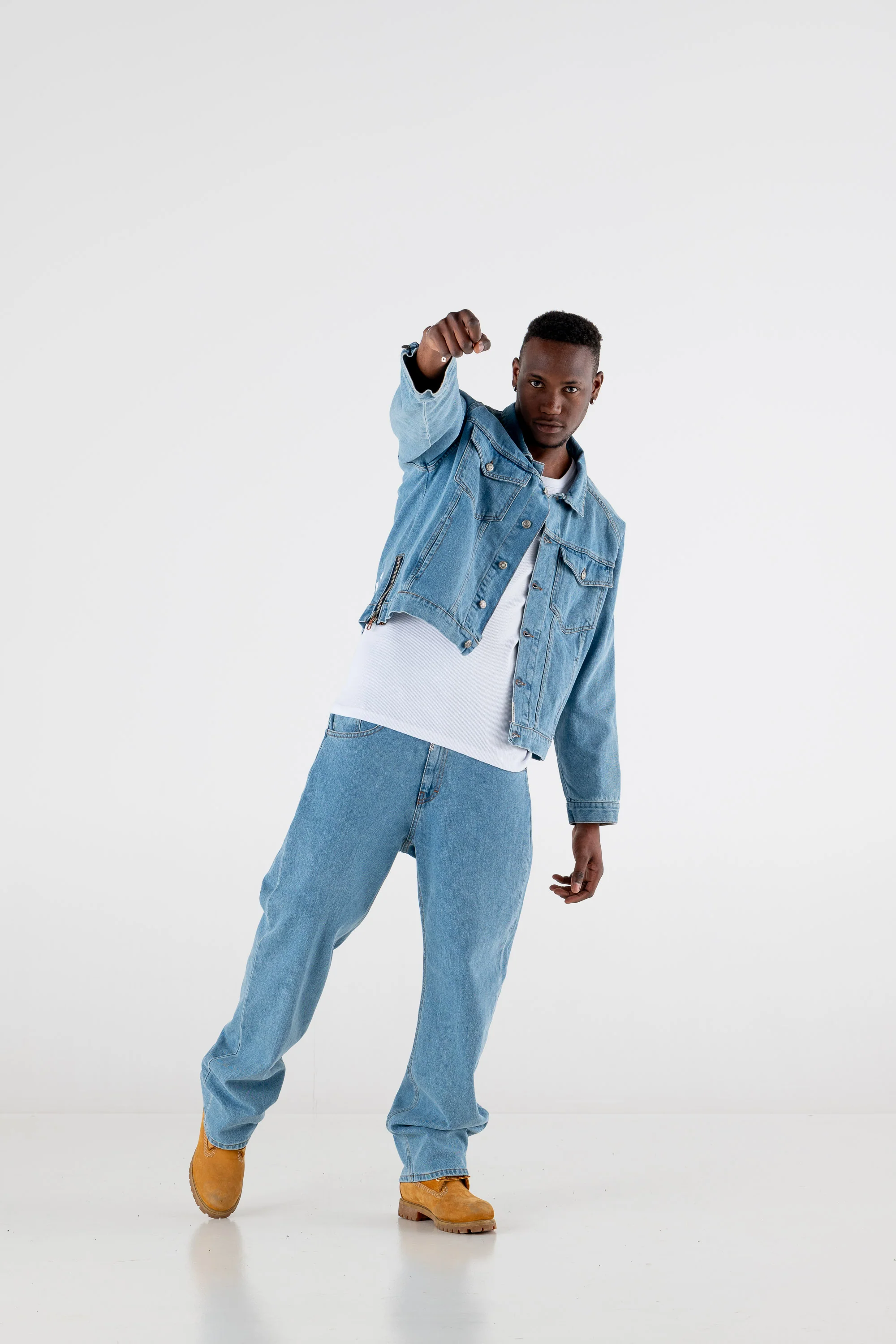 Denim Jacket “RESORT” Light Blue - Image 8