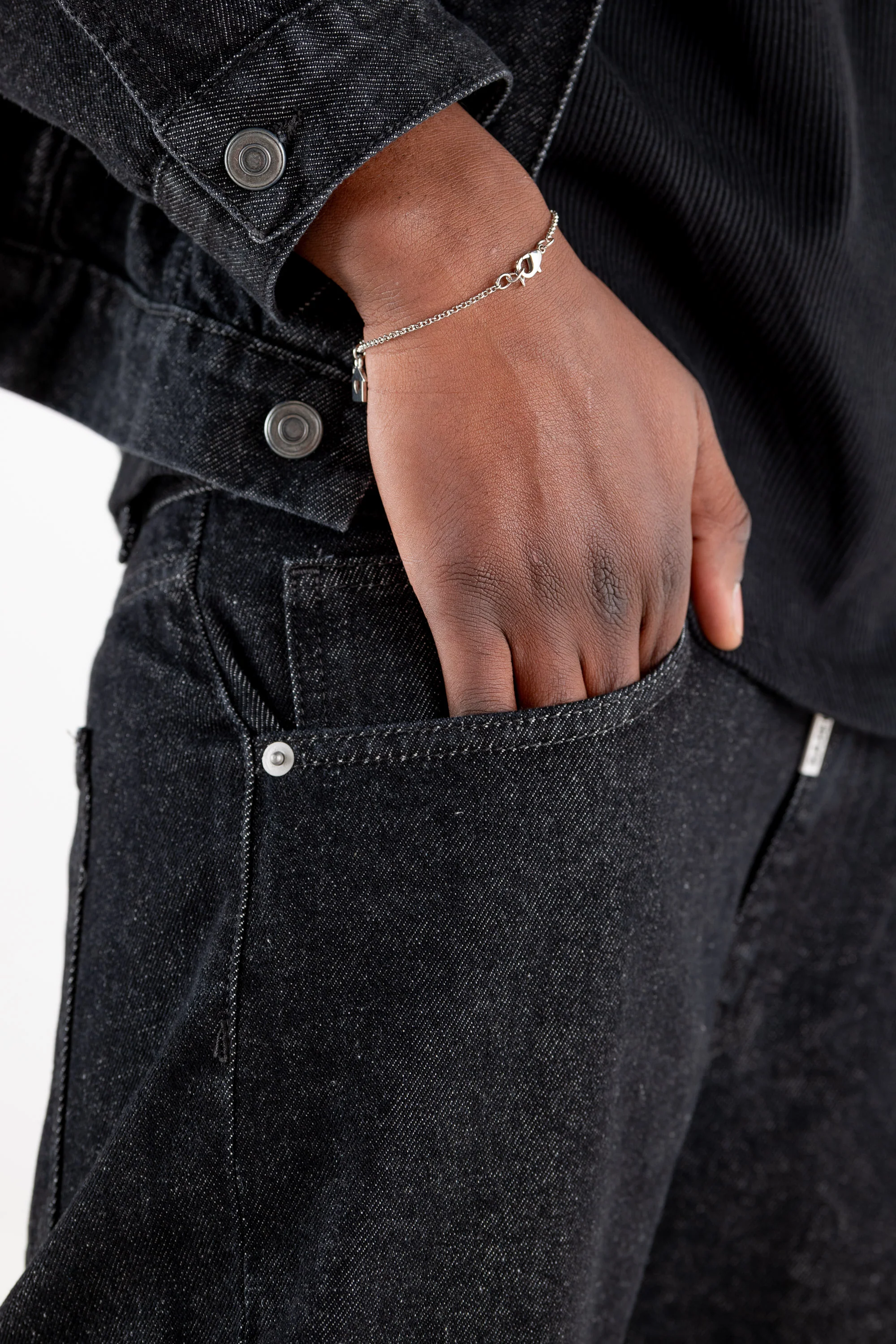 Denim Pants Bigall “RESORT” Black - Image 15
