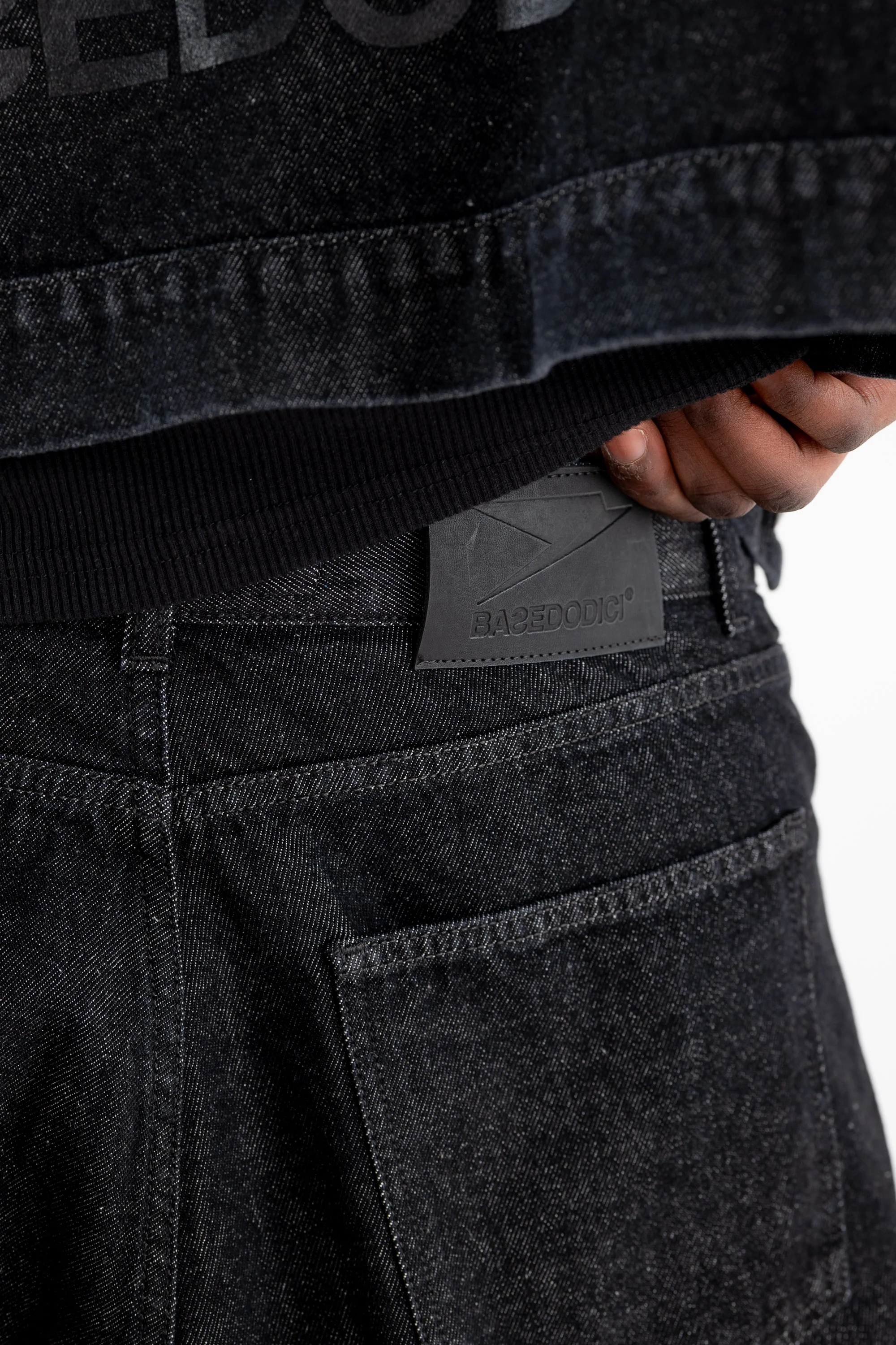 Denim Pants Bigall “RESORT” Black - Image 17
