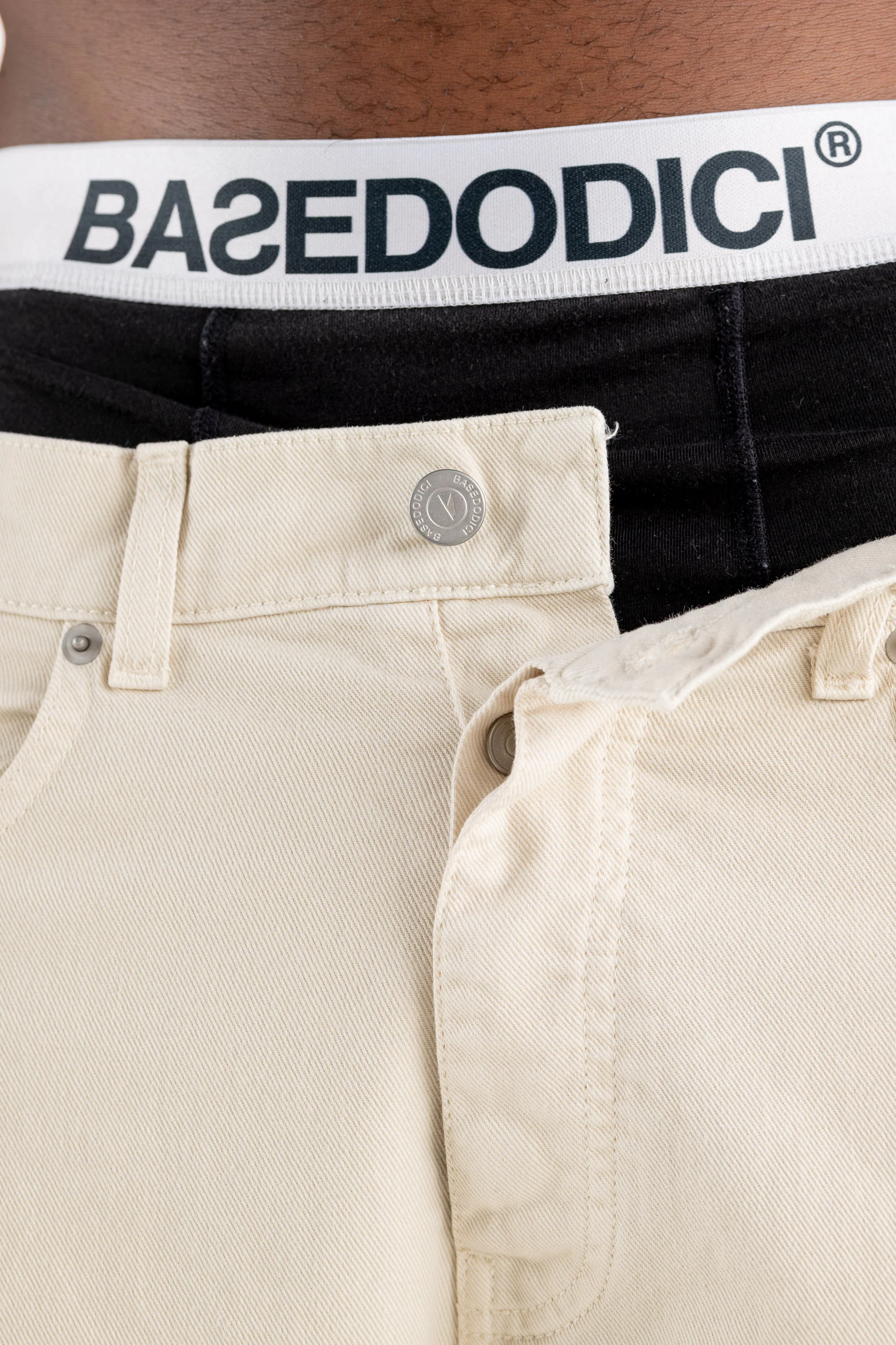 Denim Pants “RESORT” Cream - Image 11