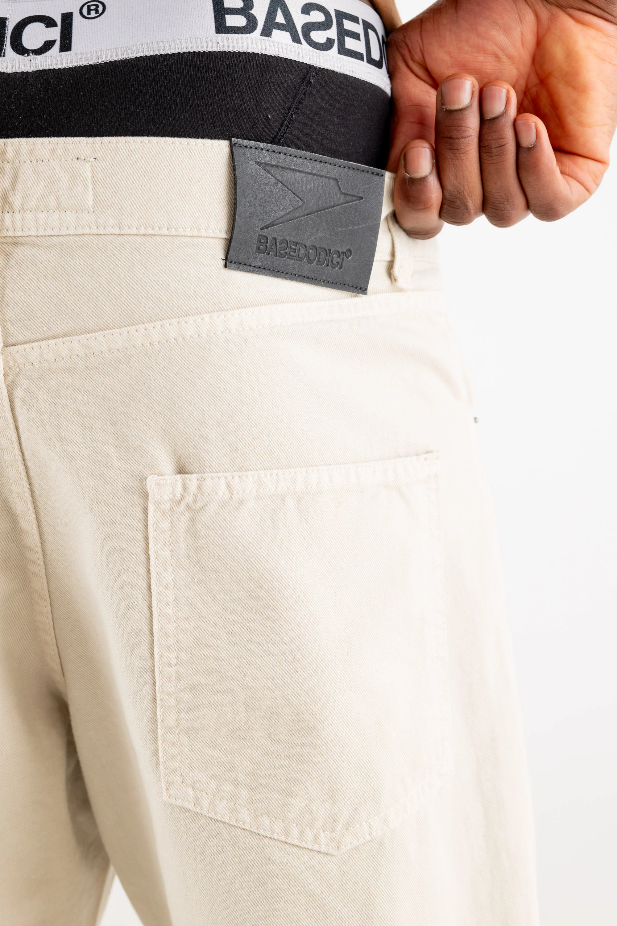 Denim Pants “RESORT” Cream - Image 13