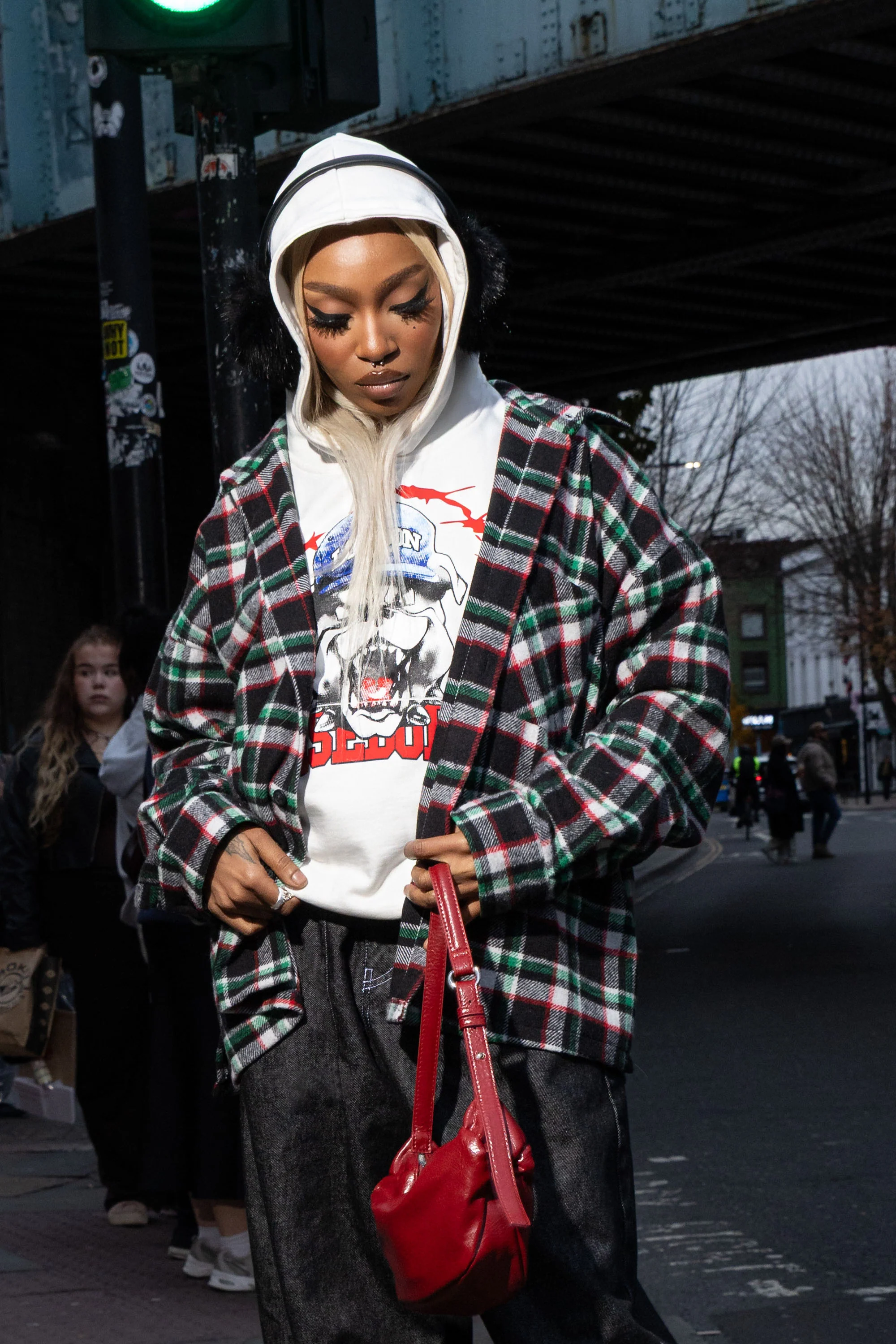 Flanella Shirt "RUDEBOY LDN" Shoulder Logo - Image 5