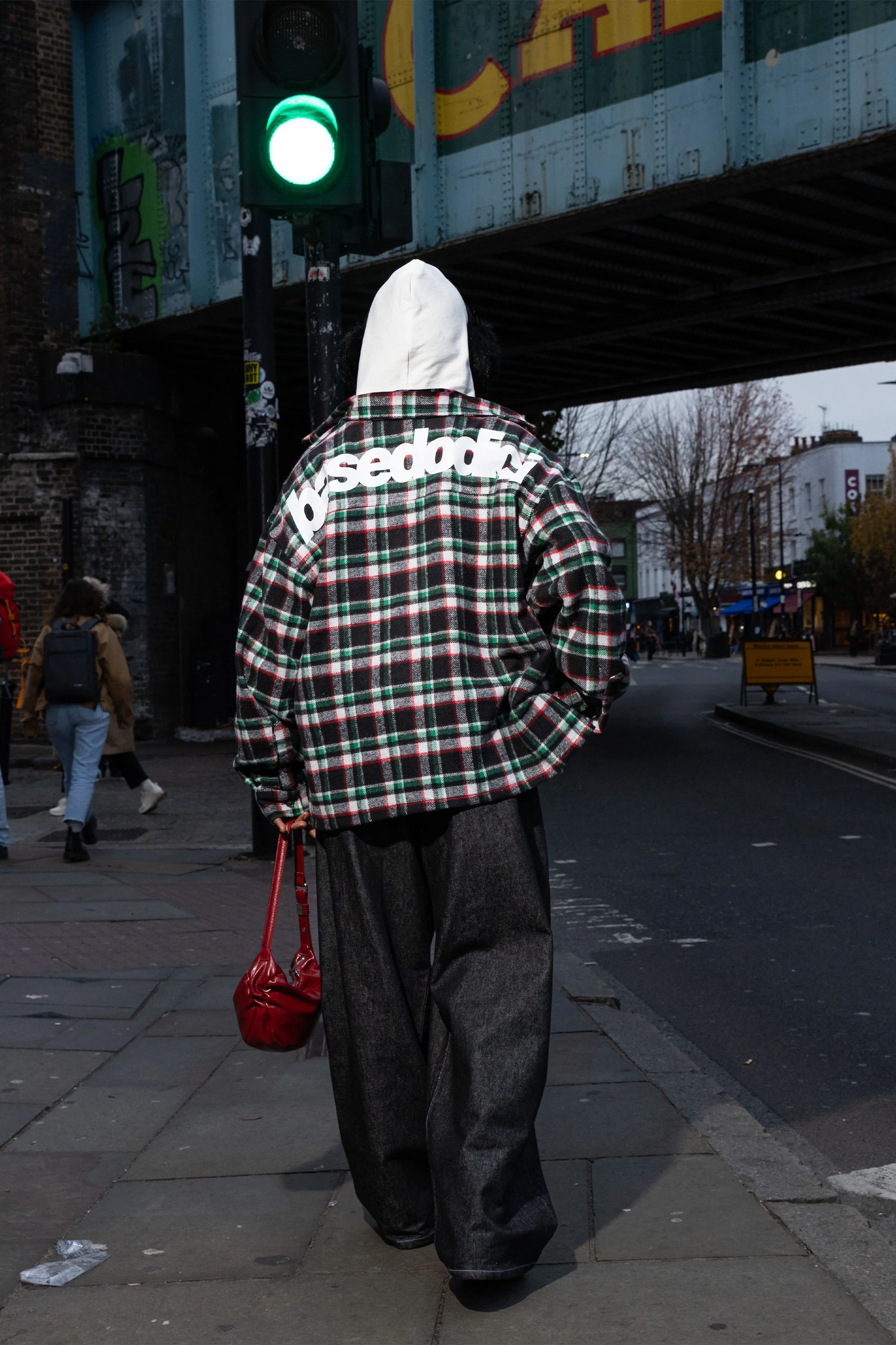 Flanella Shirt "RUDEBOY LDN" Shoulder Logo - Image 9