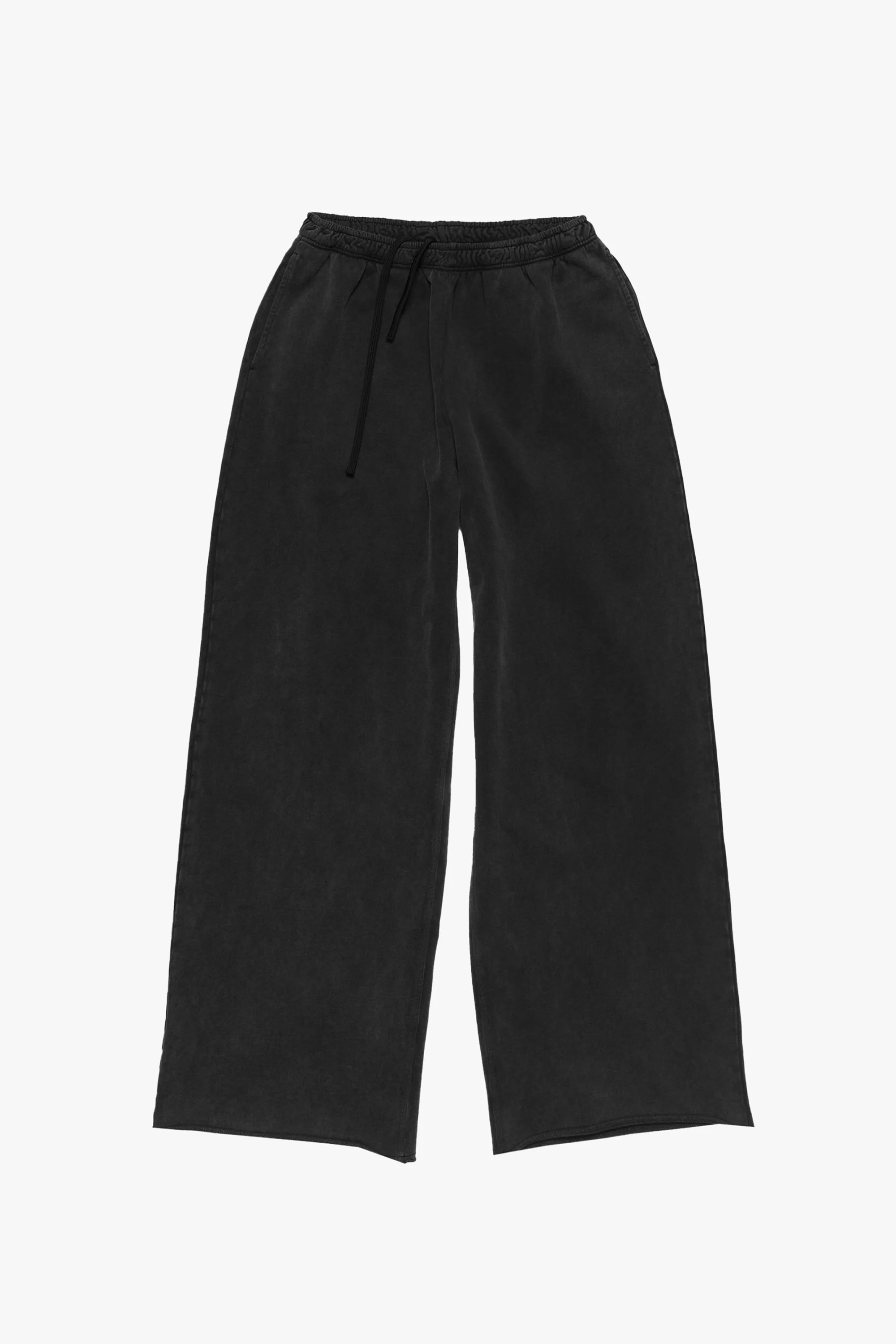 Fleece Pants "COMFY" Vertical Logo Black/White - Image 8