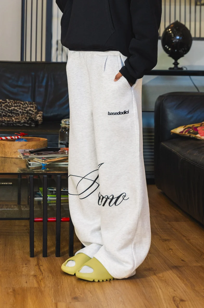 Fleece Pants "AMMO" CHI'T'SAP AshGrey/ScriptBlack - Image 11