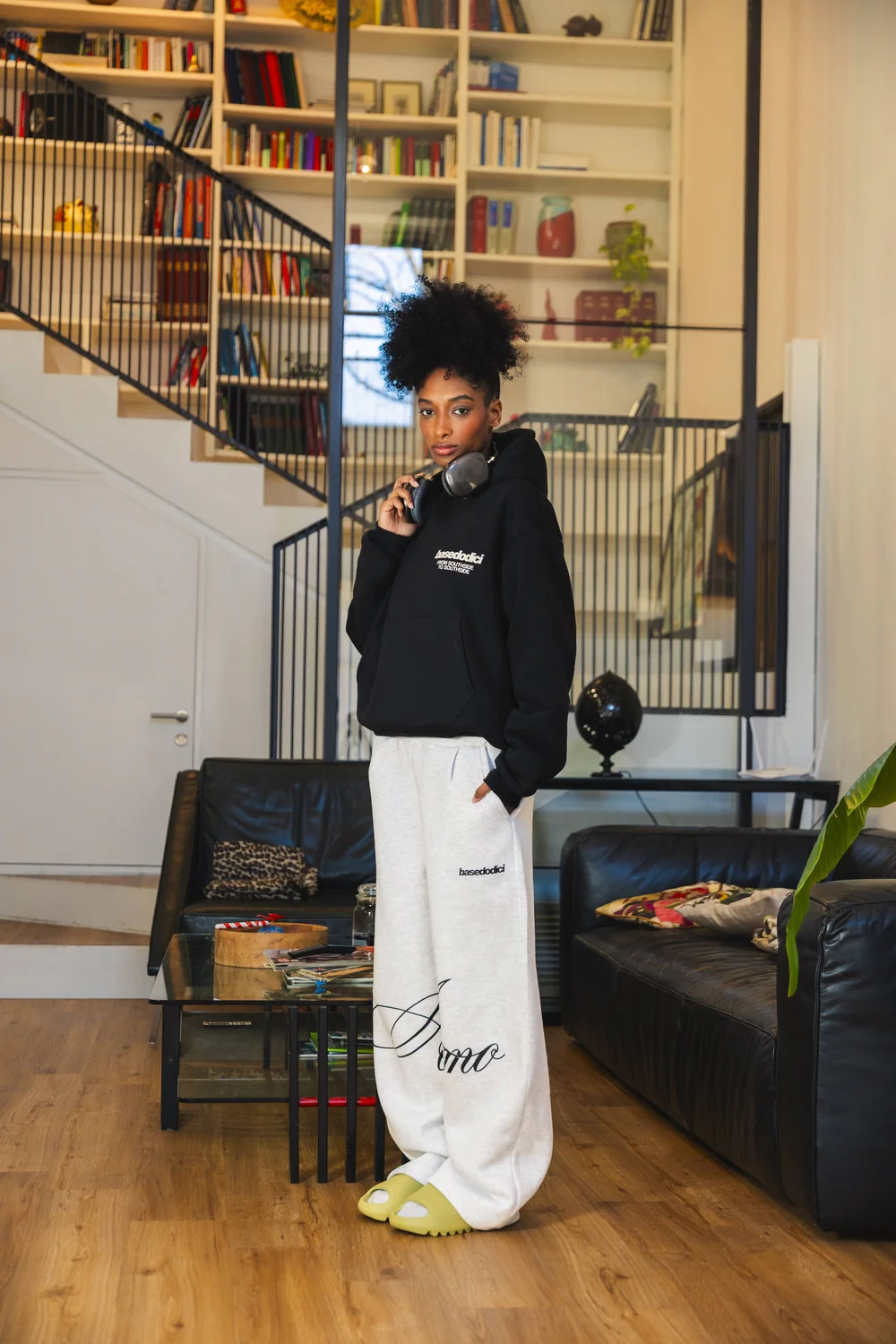 Fleece Pants "AMMO" CHI'T'SAP AshGrey/ScriptBlack - Image 12