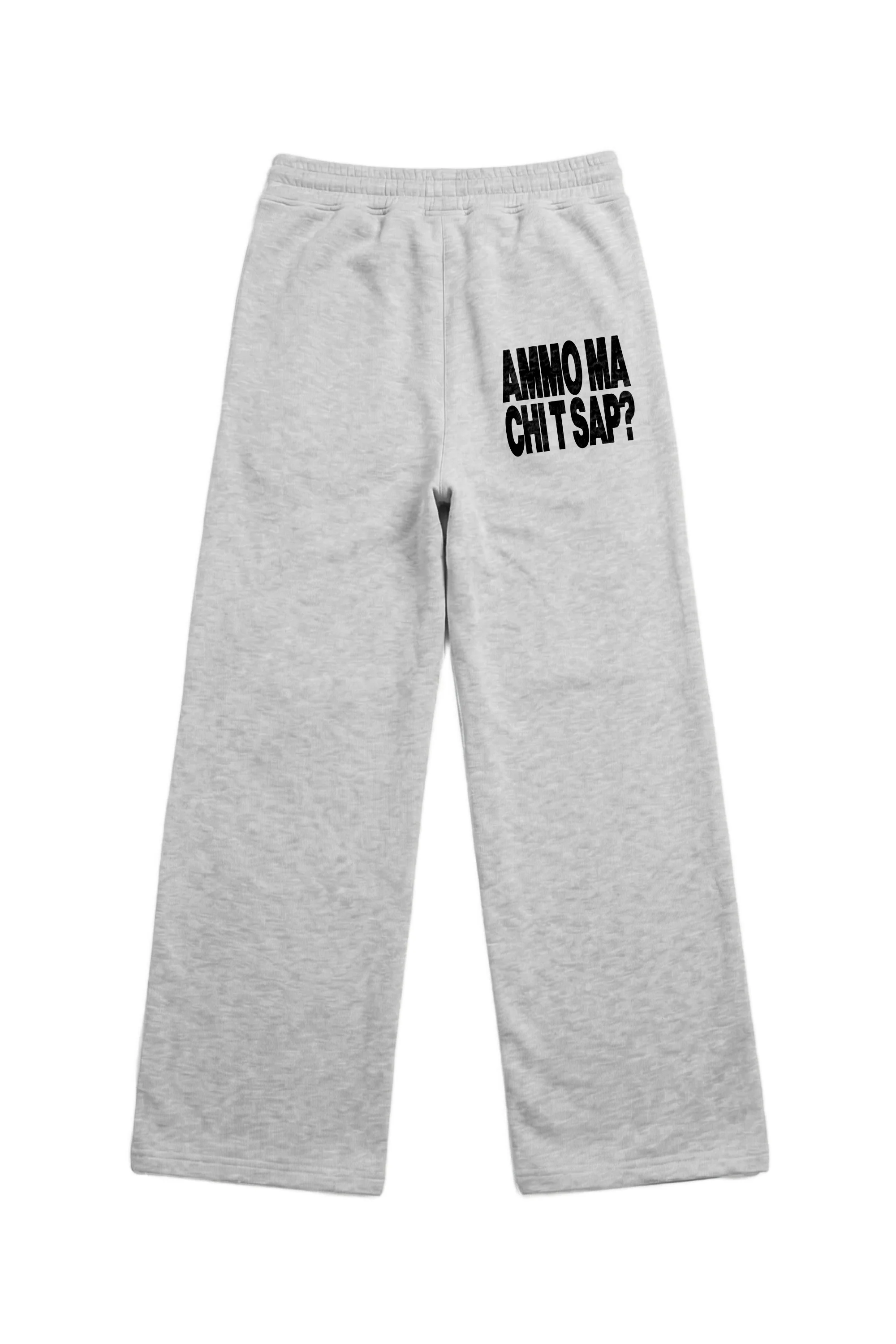 Fleece Pants "AMMO" CHI'T'SAP AshGrey/ScriptBlack - Image 6